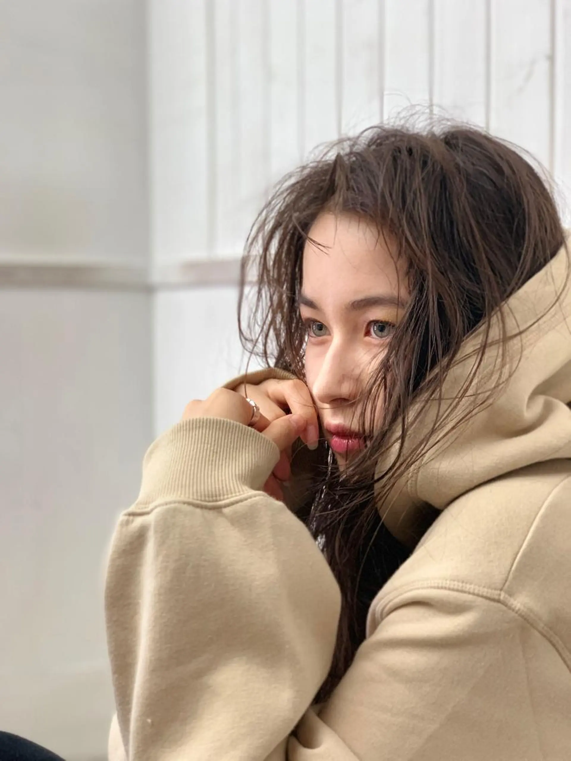 ミディアム fhami 店長 髪質改善　DAITOのヘアスタイル