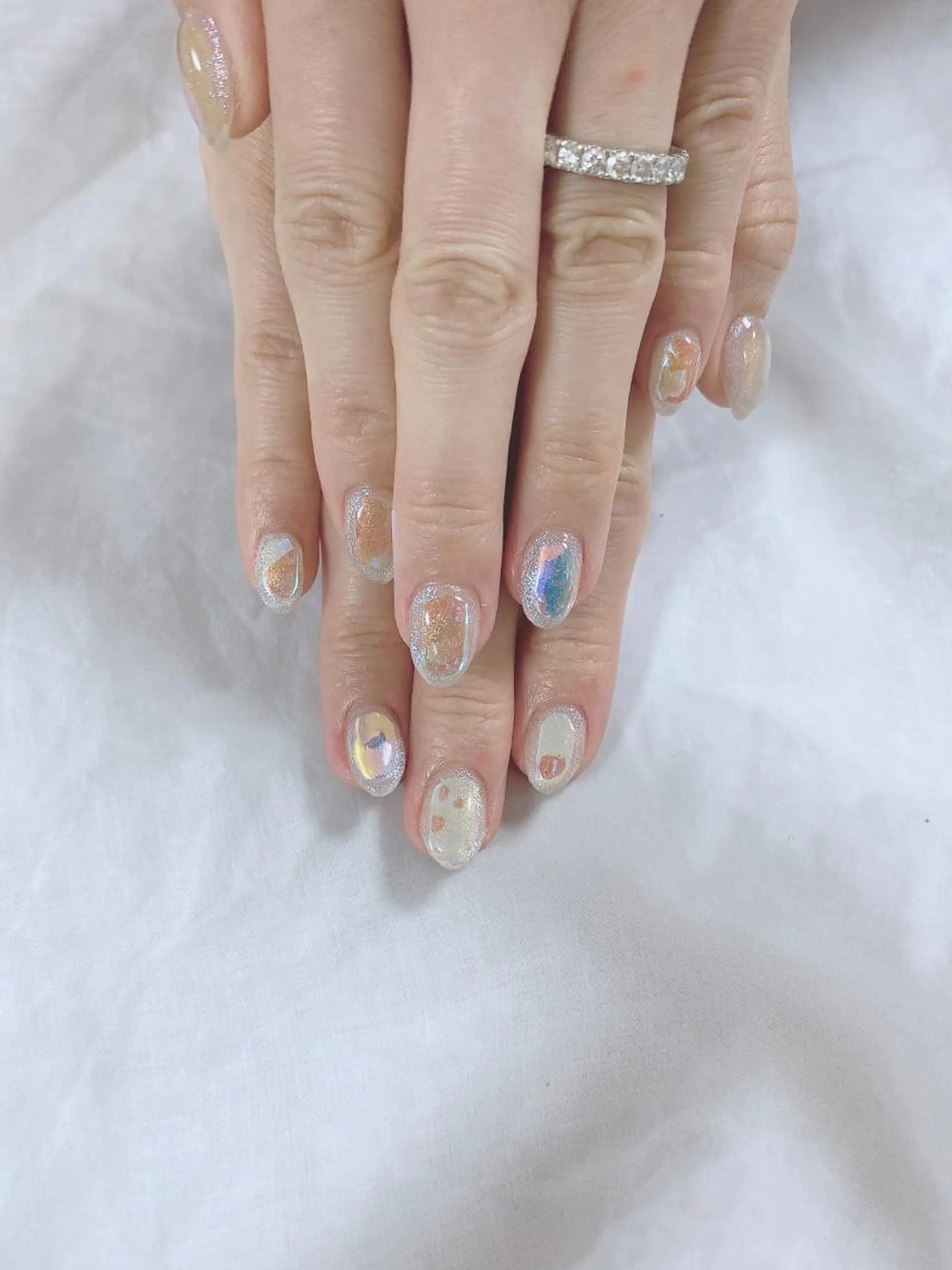 ネイル 氷ネイル・うるうるネイル SOL NAILのネイルデザイン