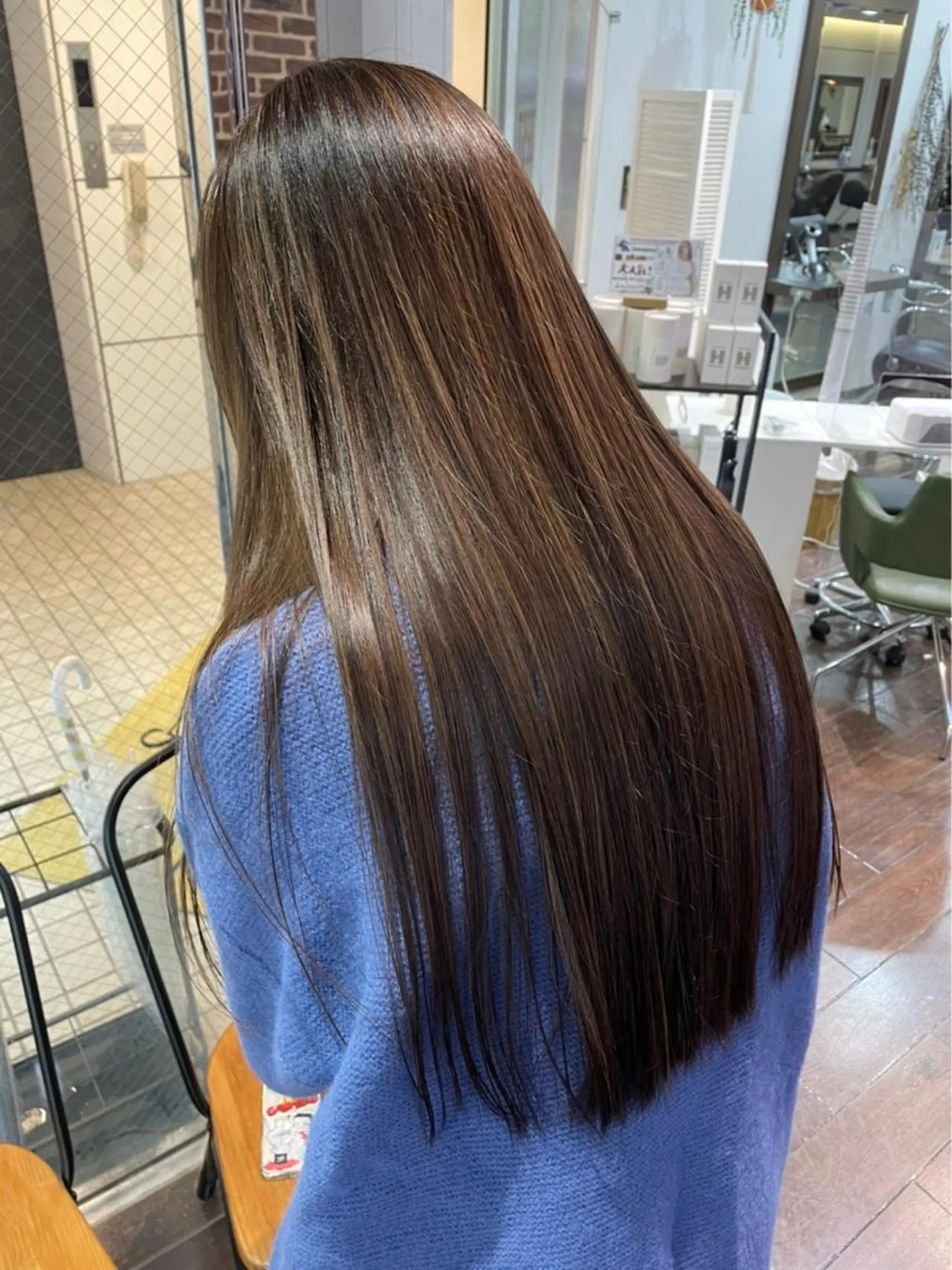 ロング ニュアンスネイル/ ボブ/まちゃこのヘアスタイル