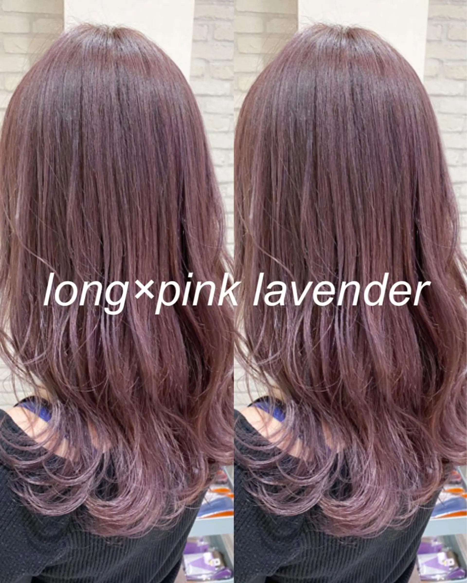 ミディアム カラー ラベンダーカラー 横浜🍒ルーツカラー エクステ／RIEのヘアスタイル
