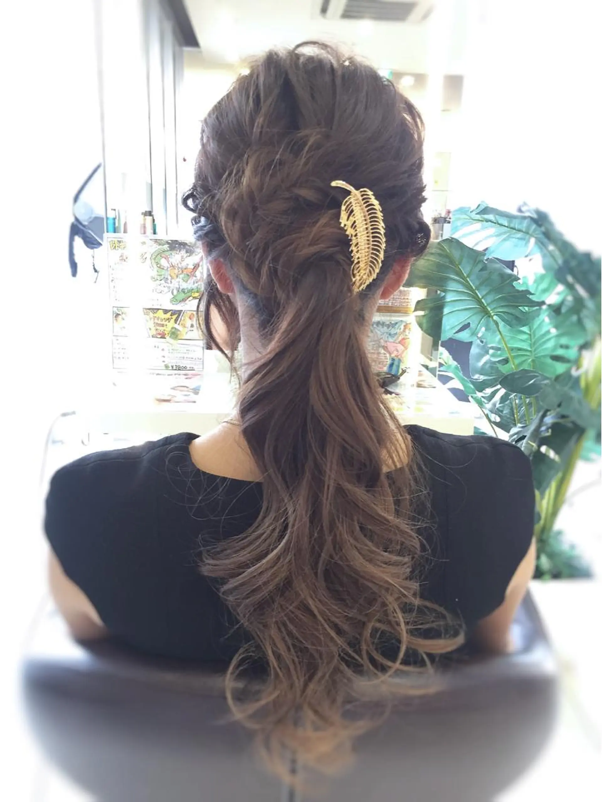 ロング ヘアアレンジ 松本 明日可のヘアスタイル