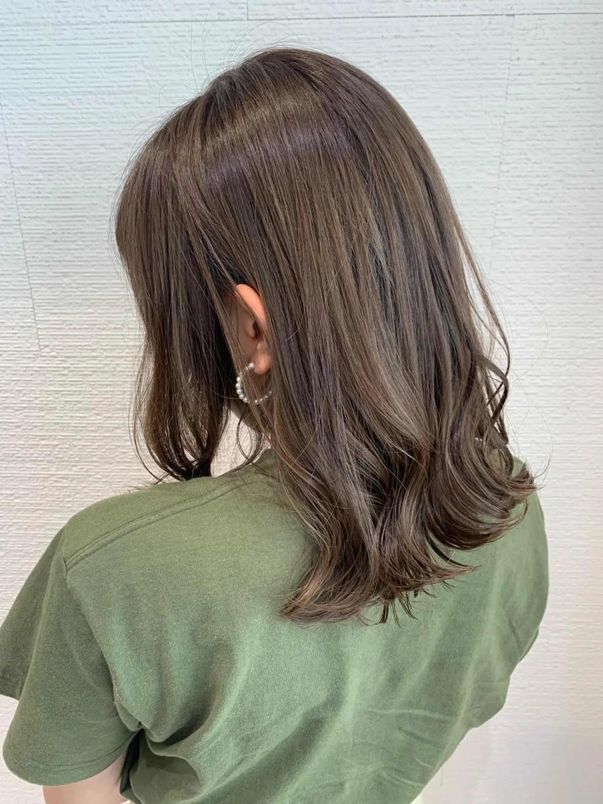 ミディアム カラー 【メンズ縮毛矯正】 田中秀斗のヘアスタイル