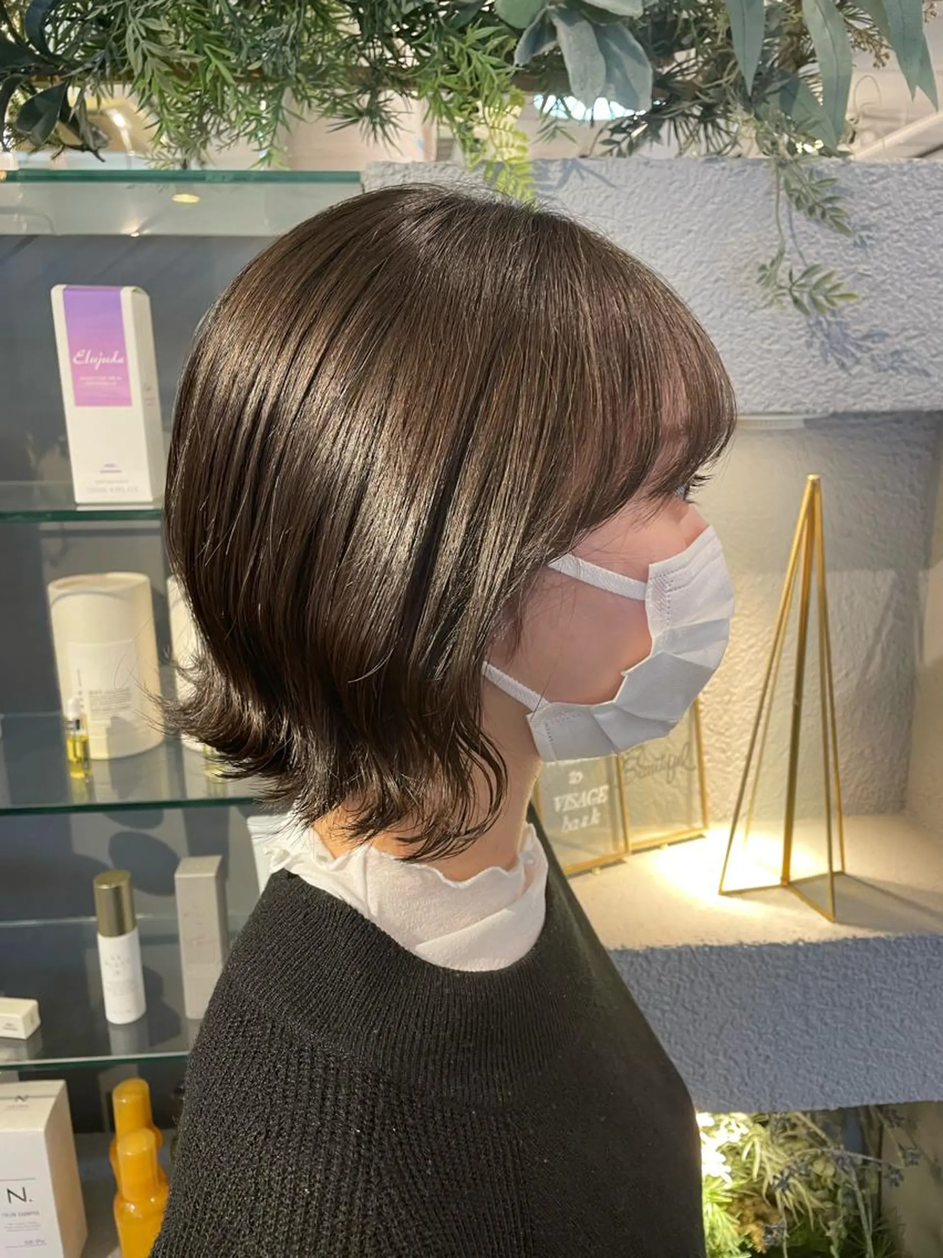 ショート ボブ VISAGE ba.sk 金子詩帆のヘアスタイル