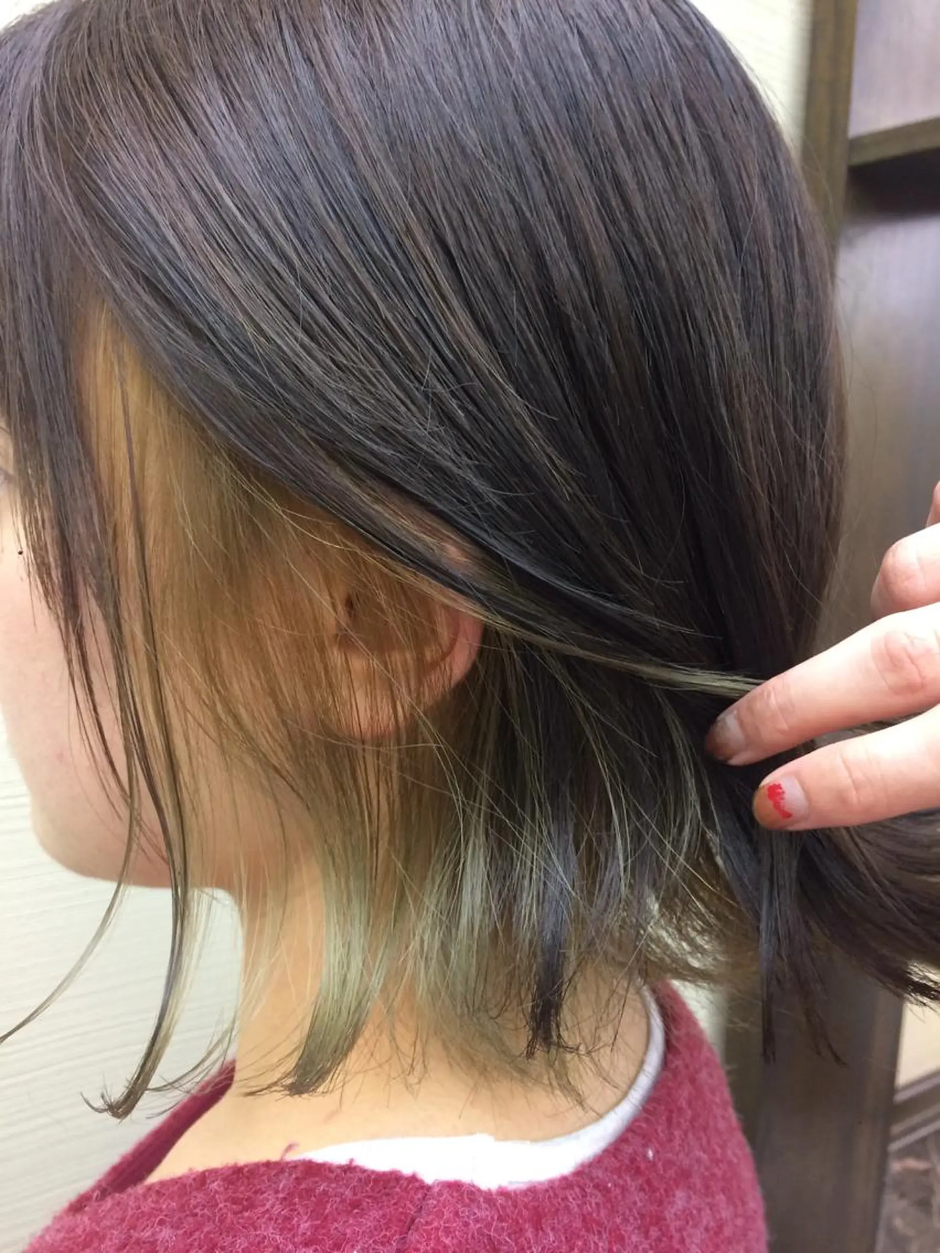 カラー アッシュ ブリーチ インナーカラー カット ヘアカラー GranCieux 水戸/まつパ🧡黒柳の眉毛・アイブロウイメージ