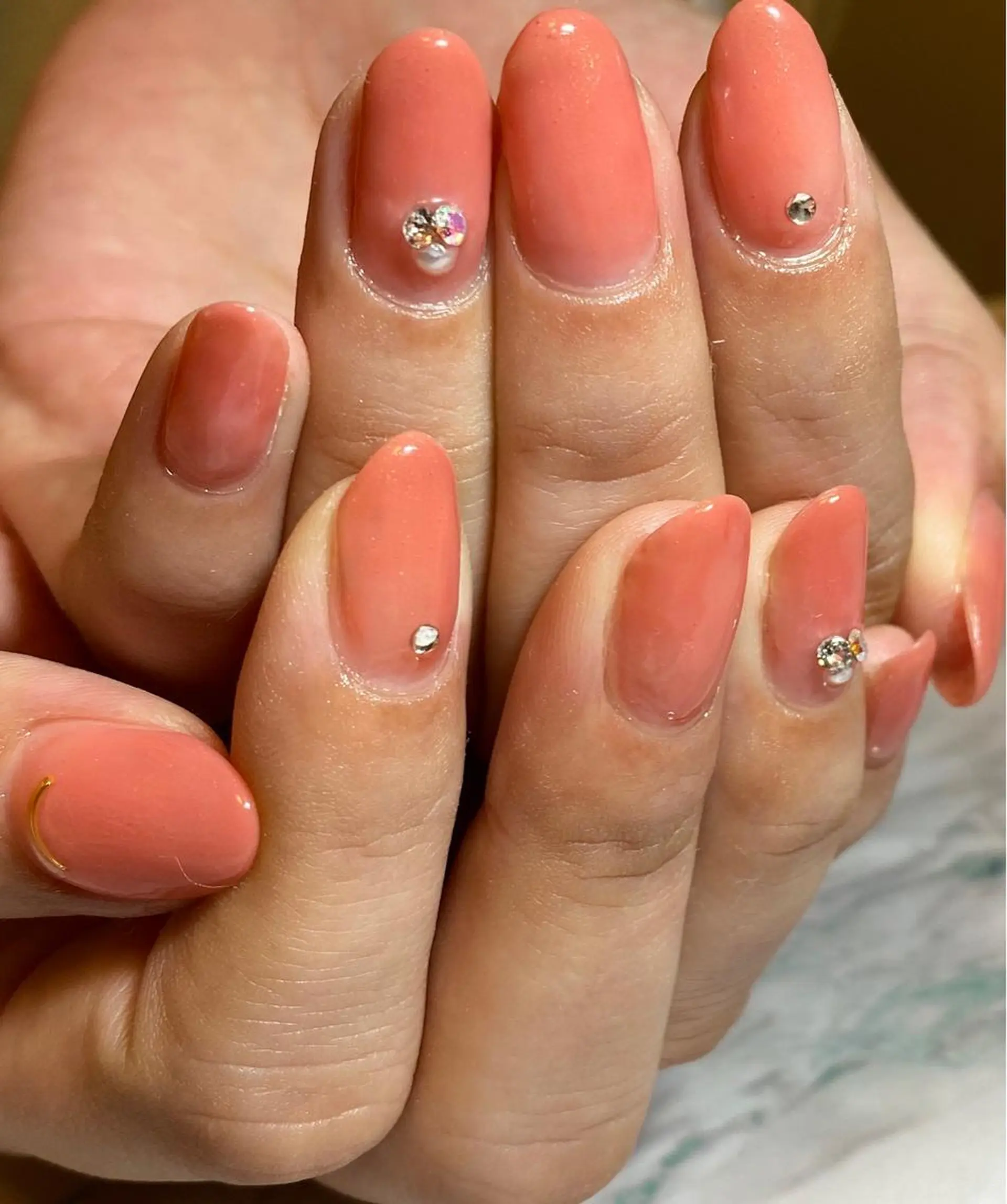 ネイル ワンカラーネイル salon. mooのマツエク・マツパデザイン