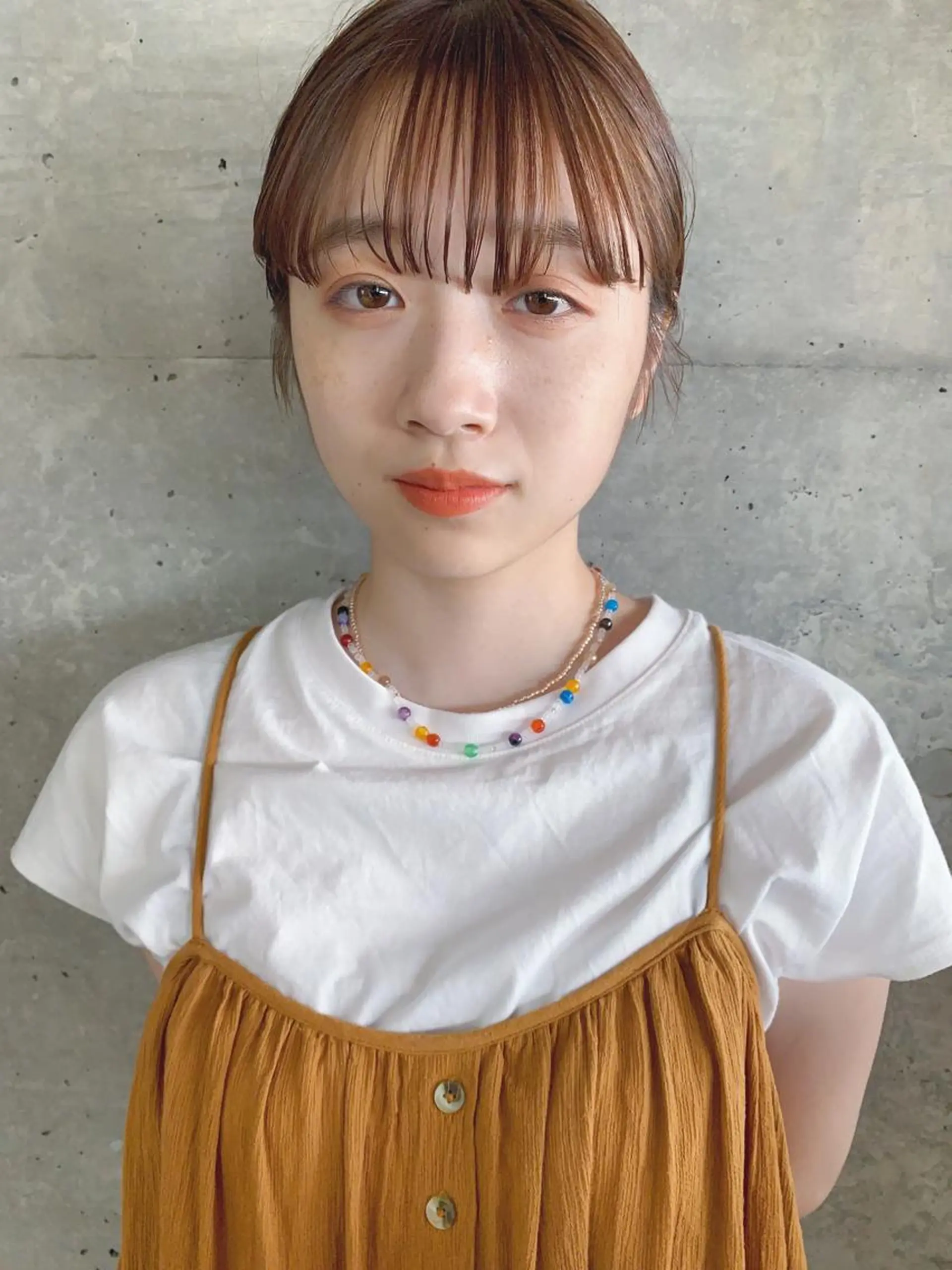 ショート カラー ボブパーマコテ巻き風 パーマNo1深江秀平のヘアスタイル