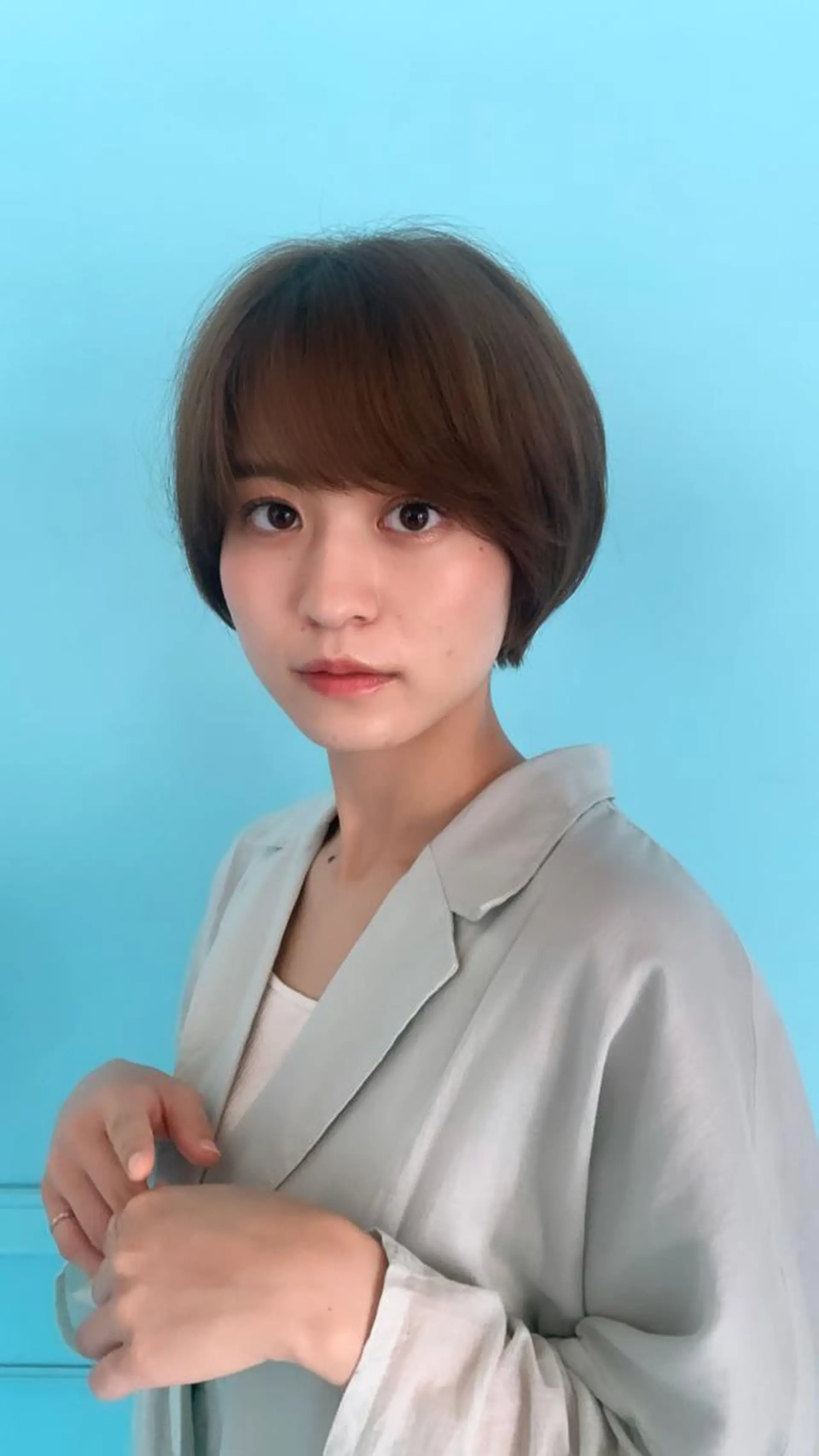 ショート カラー ✨縮毛矯正/髪質改善 錦糸町/松坂拓馬のヘアスタイル