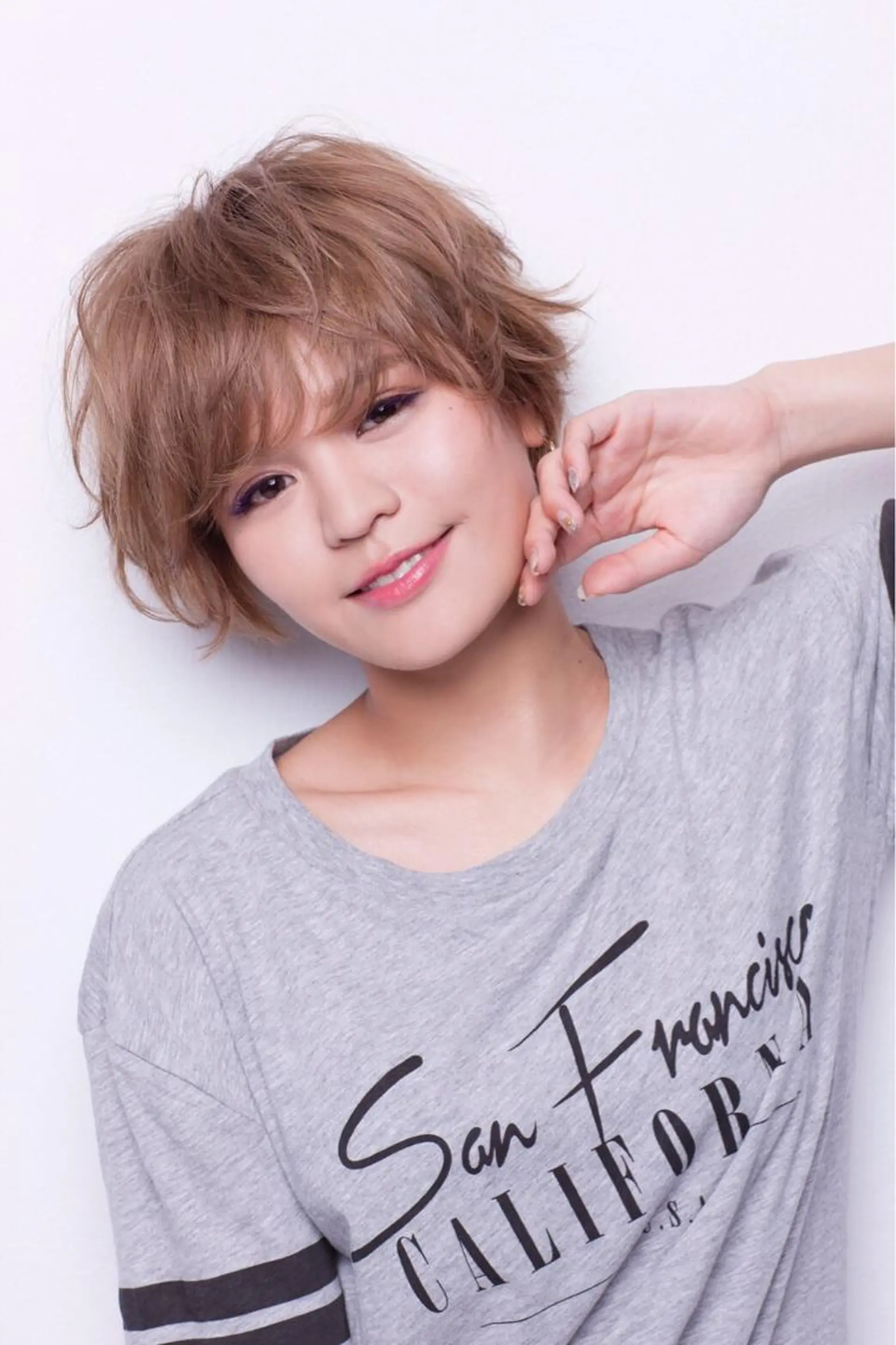 ショート カラー パーマ JYUNESU表参道所属・似合わせhair🔸 アサダ　タカコ🔸のヘアスタイル