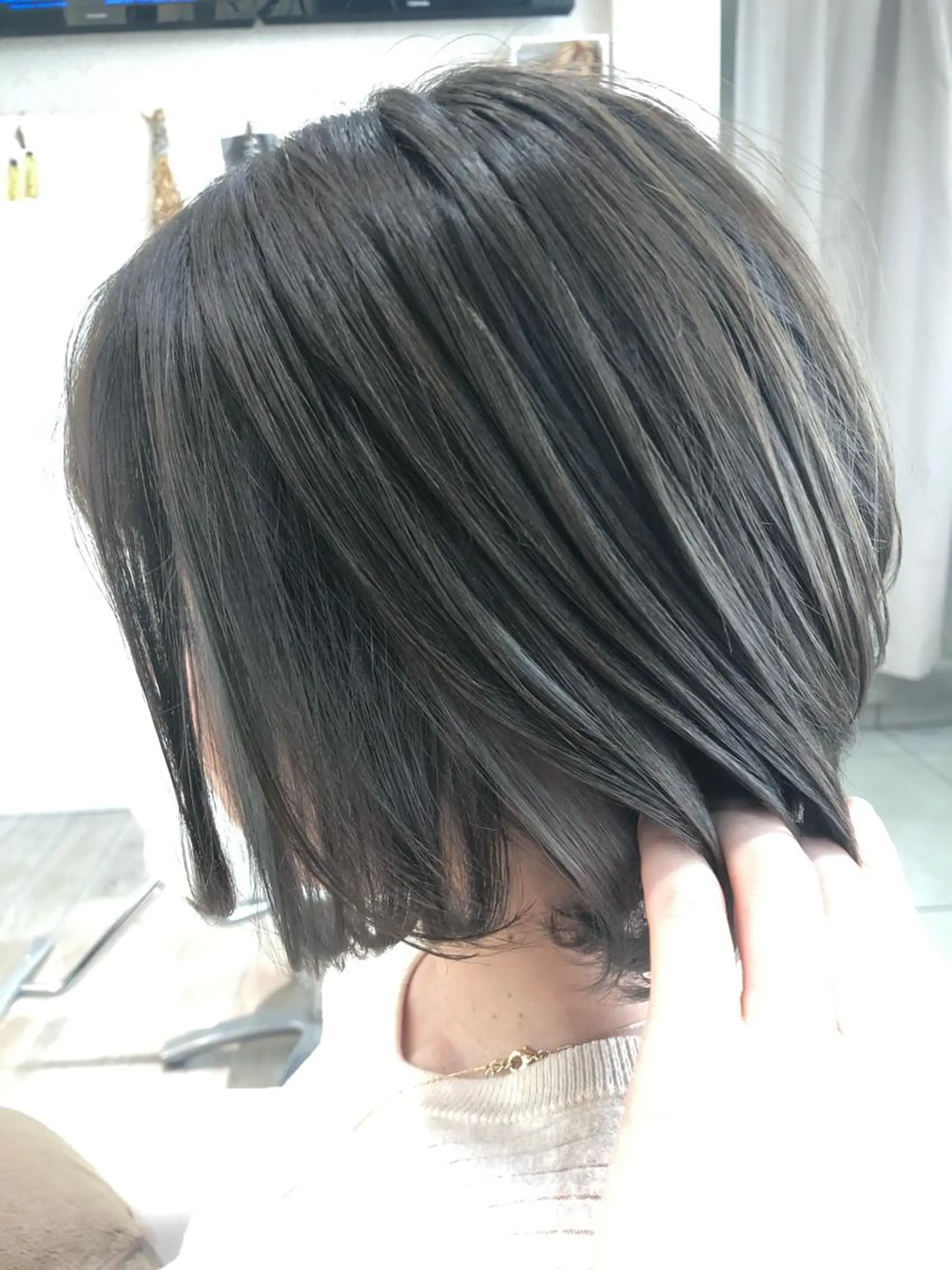 ショート ブリーチ/髪質改善 NYNY大久保のヘアスタイル