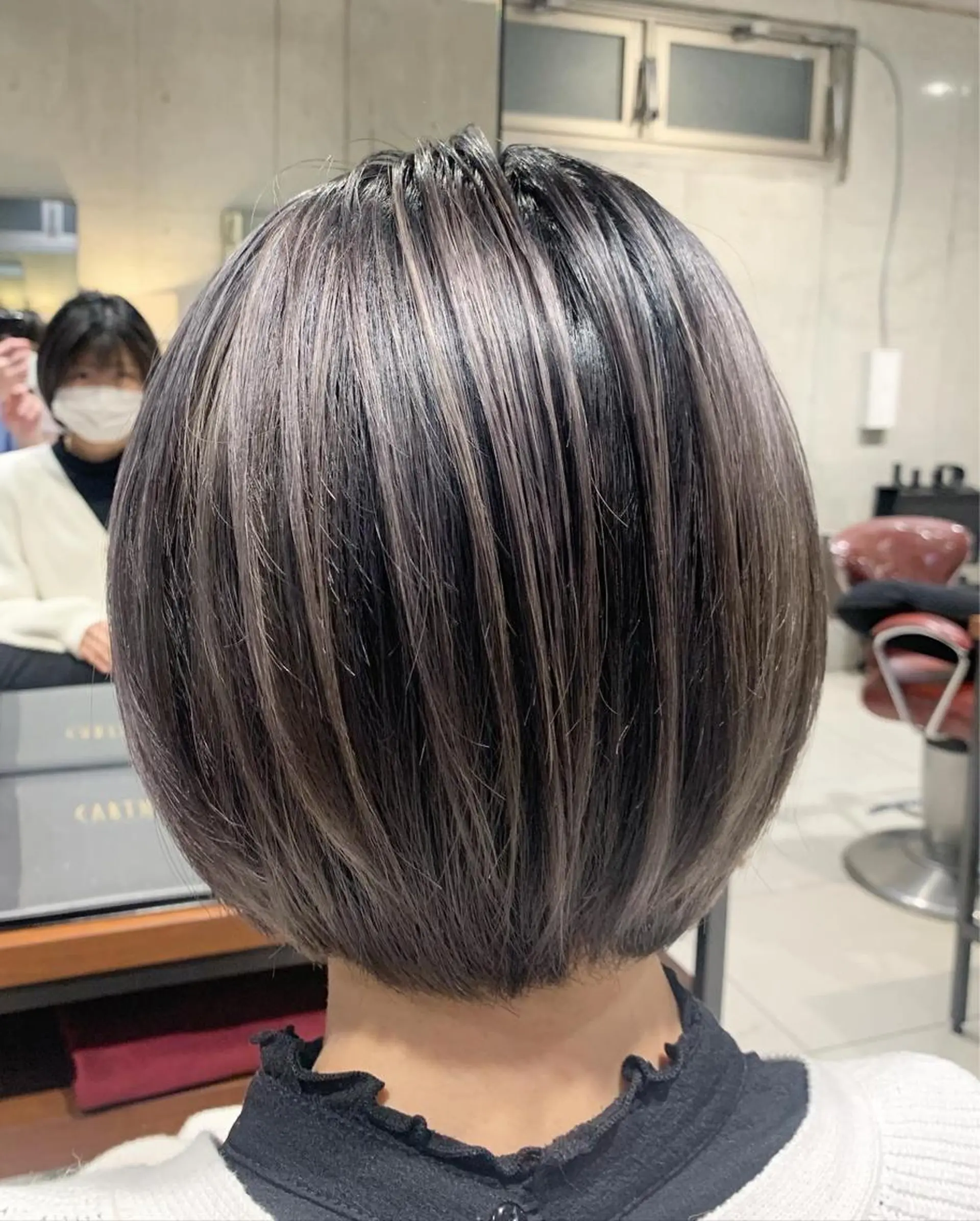 カラー バレイヤージュ AQUA 平田真一のヘアスタイル