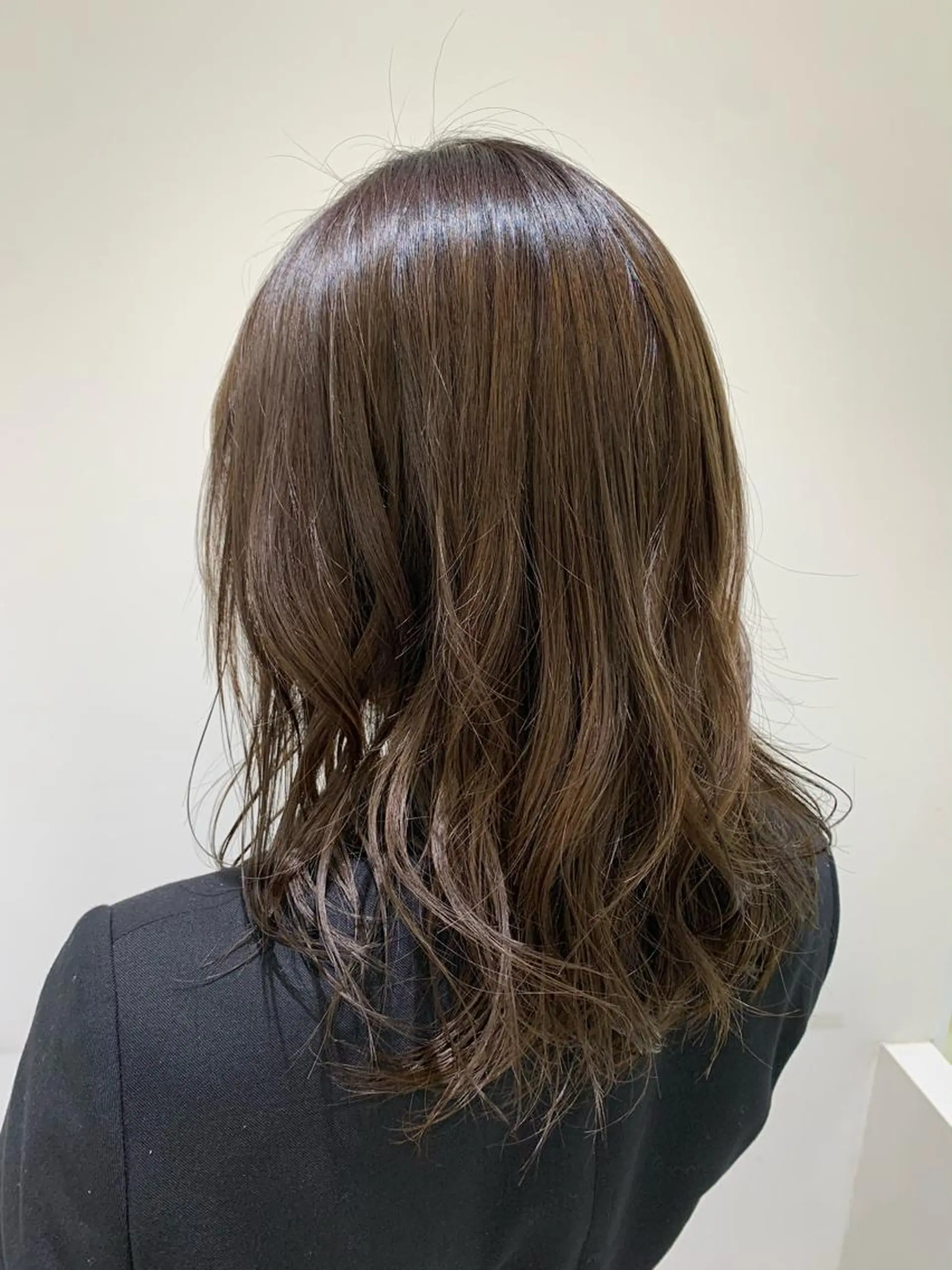 セミロング カラー ブリーチ 透明感カラー グレージュ イルミナカラー カット ヘアカラー トリートメント 【メンズ縮毛矯正/ Ryokaのヘアスタイル
