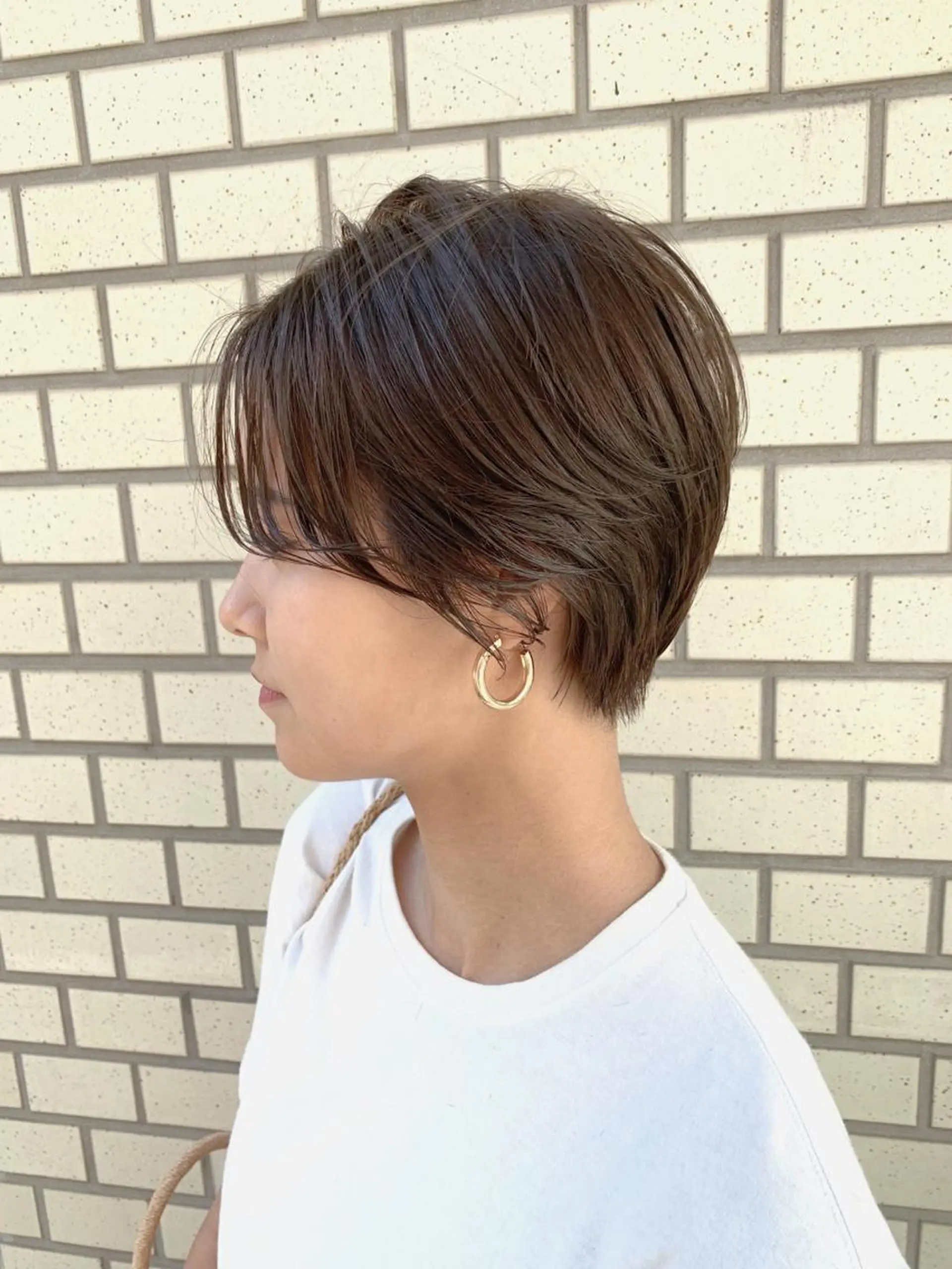 ショート カラー バレイヤージュ ハイライトカラー ハイライト レイヤーカット ショートヘア circus by KENJE 町田店のヘアスタイル