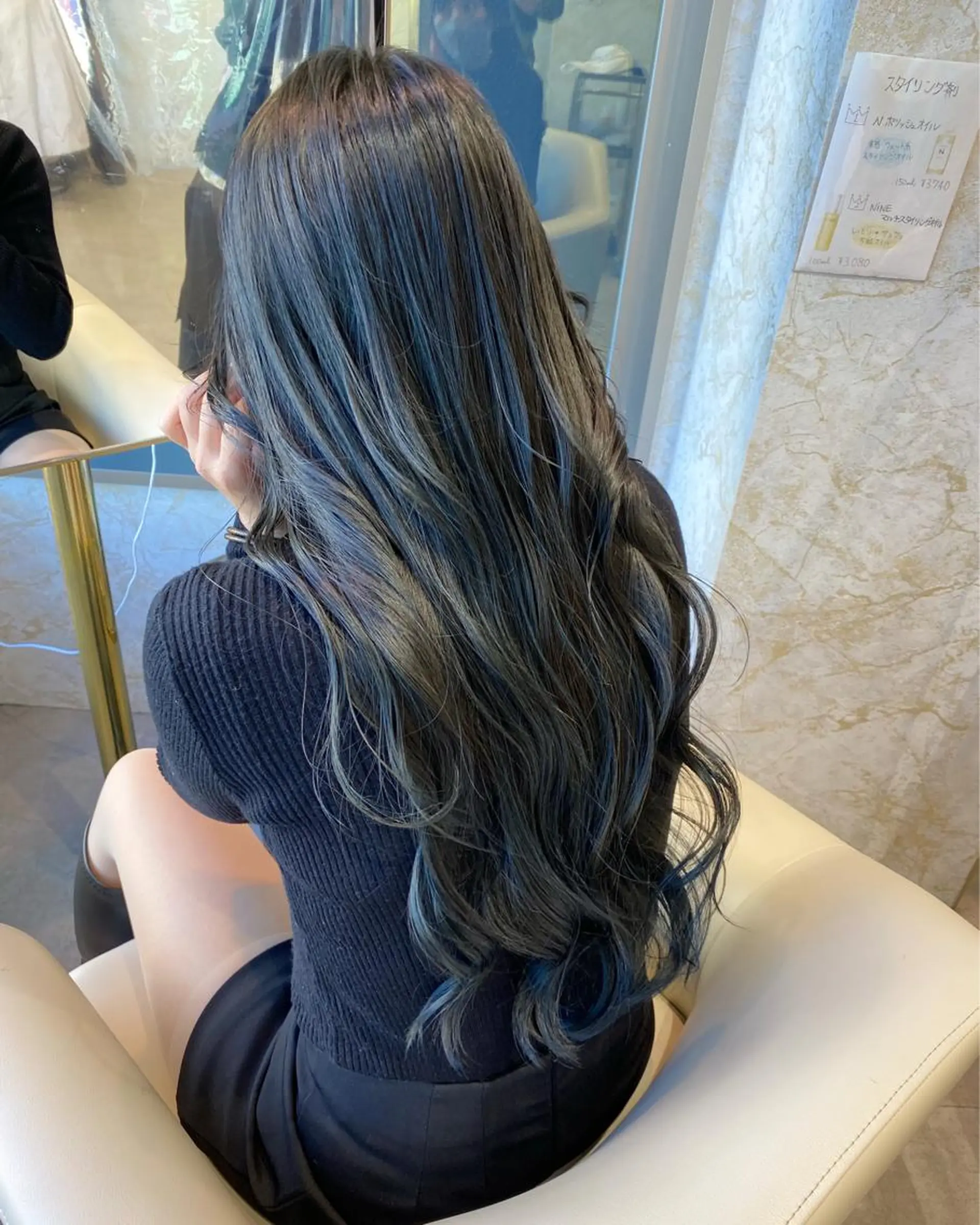 ロング カラー ヘアカラー トリートメント 店長/mao/ 前髪/顔周りカットのヘアスタイル