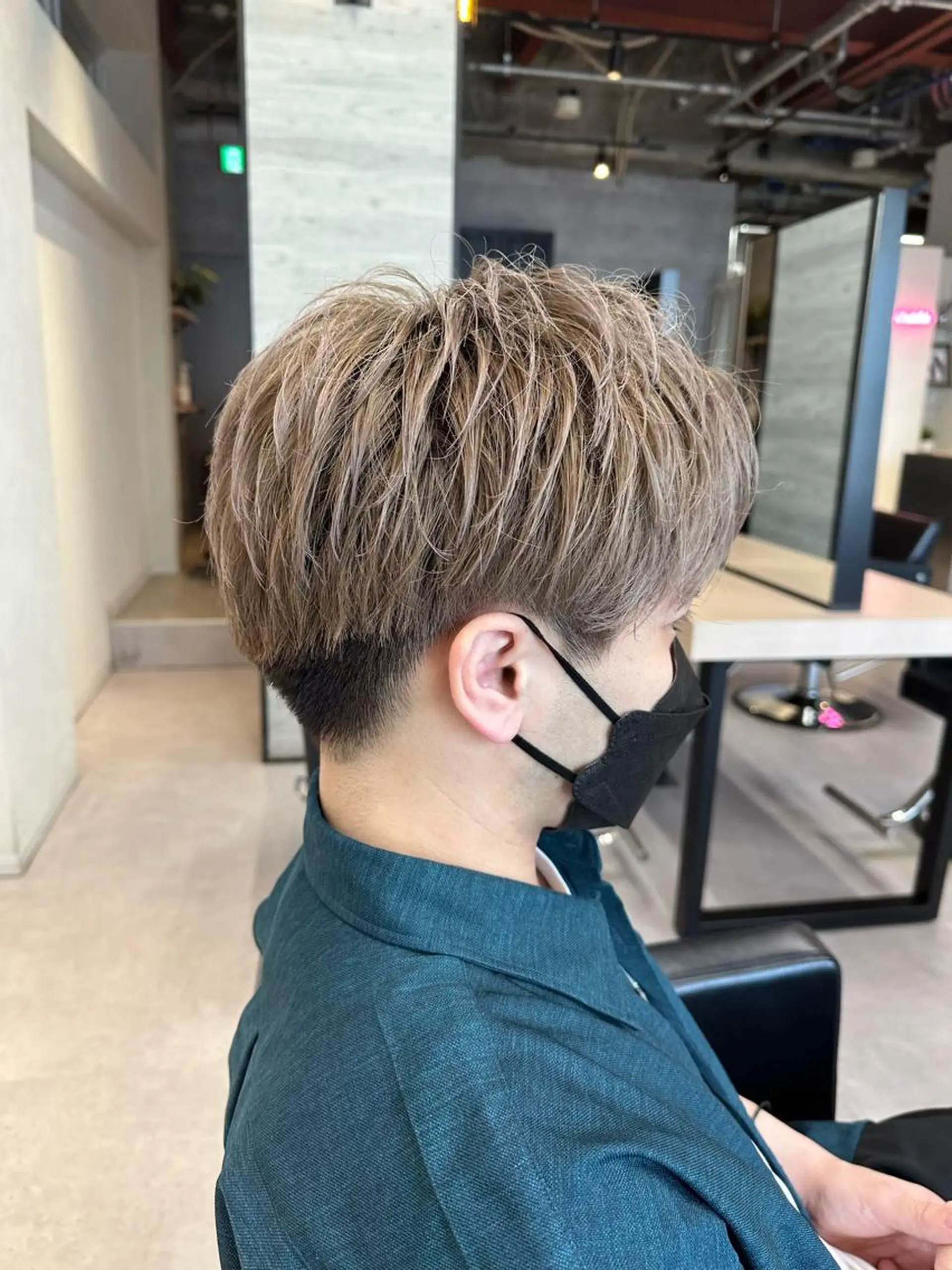 ショート カラー メンズ カット ヘアカラー トリートメント 🪞個室サロン/韓国 艶髪/keito🪞のヘアスタイル