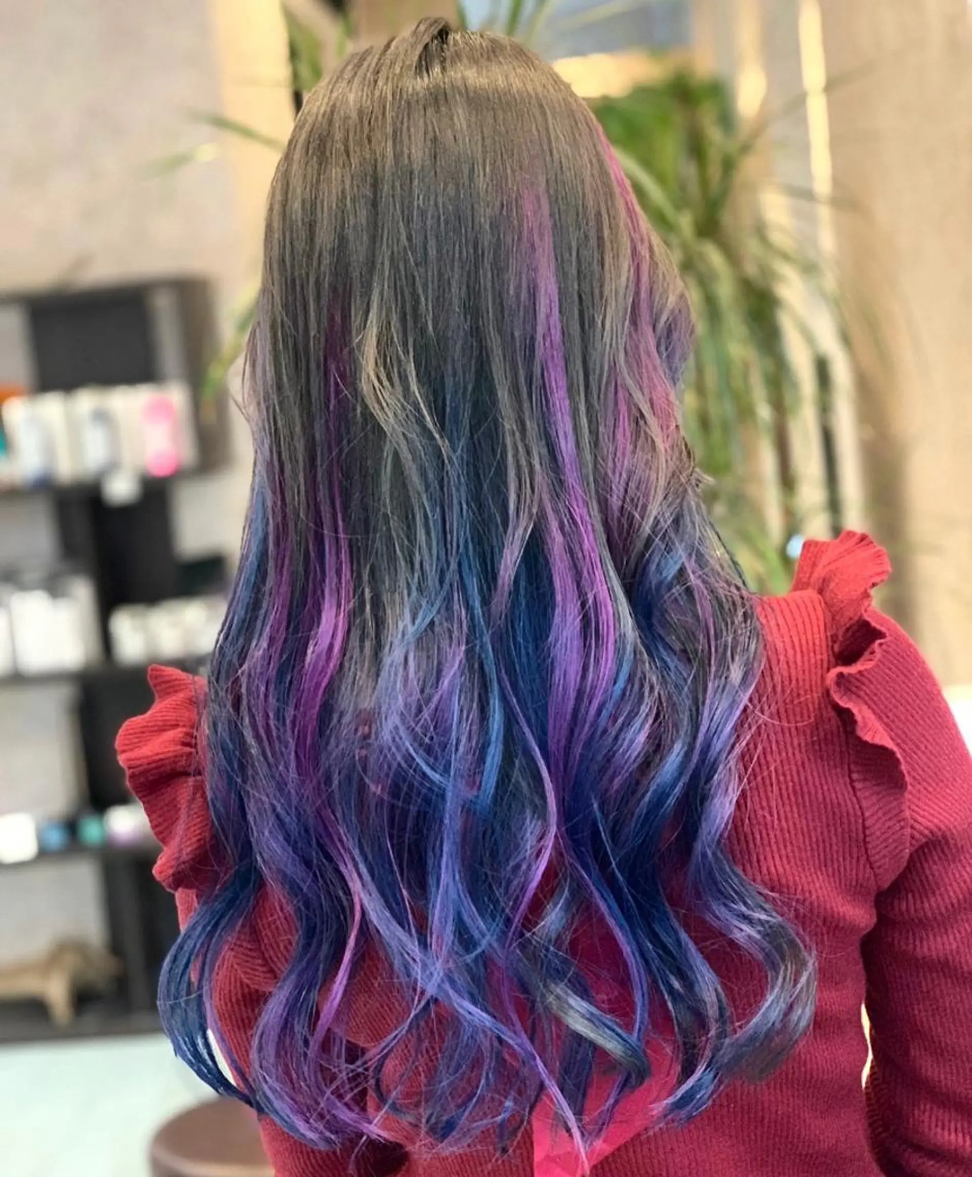 ロング カラー ユニコーンカラー 🫟Blanco🫟 Color&Careのヘアスタイル