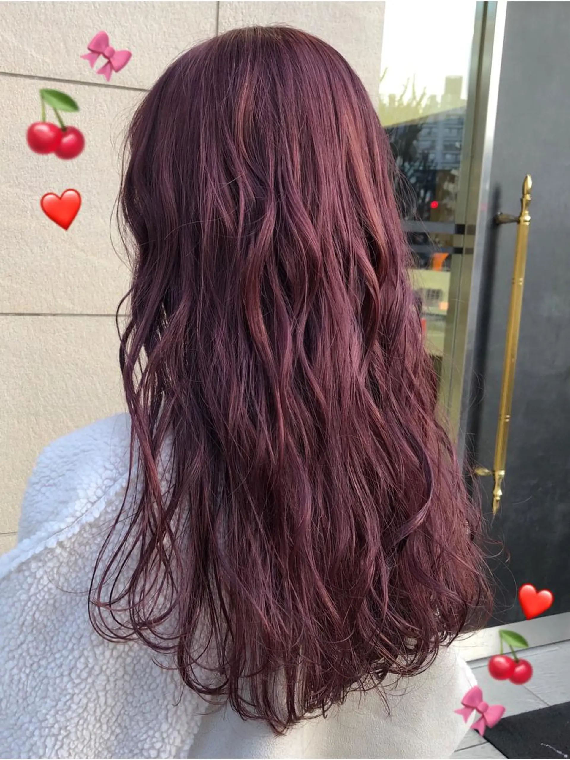 ロング カラー ヘアアレンジ TSUNA 🌙 Lim 五反田のマツエク・マツパデザイン