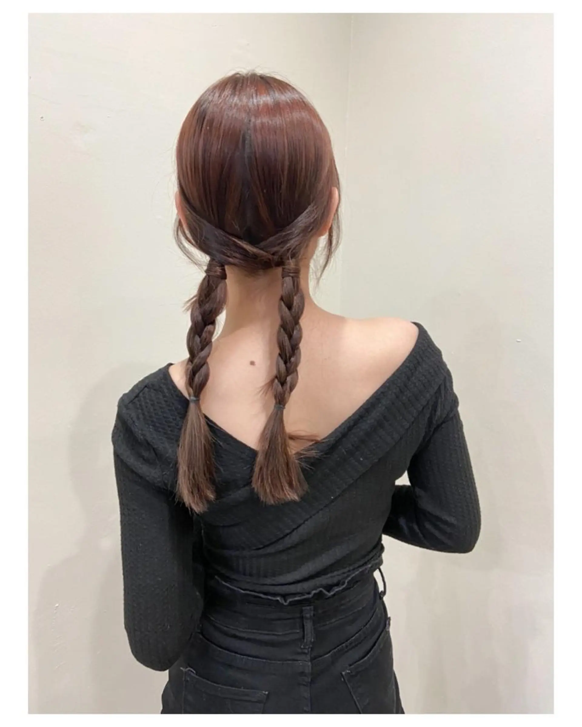 ロング ヘアアレンジ ツインテール ヘアセット ワタナベ リリコのヘアスタイル