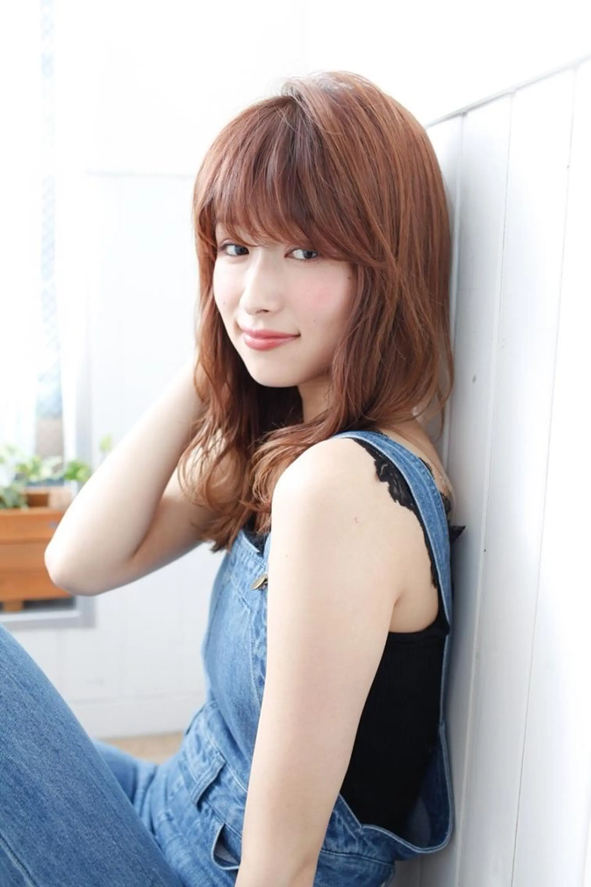 セミロング カラー マツエク・マツパ 横浜Bob美容師🤎 ERINAのヘアスタイル