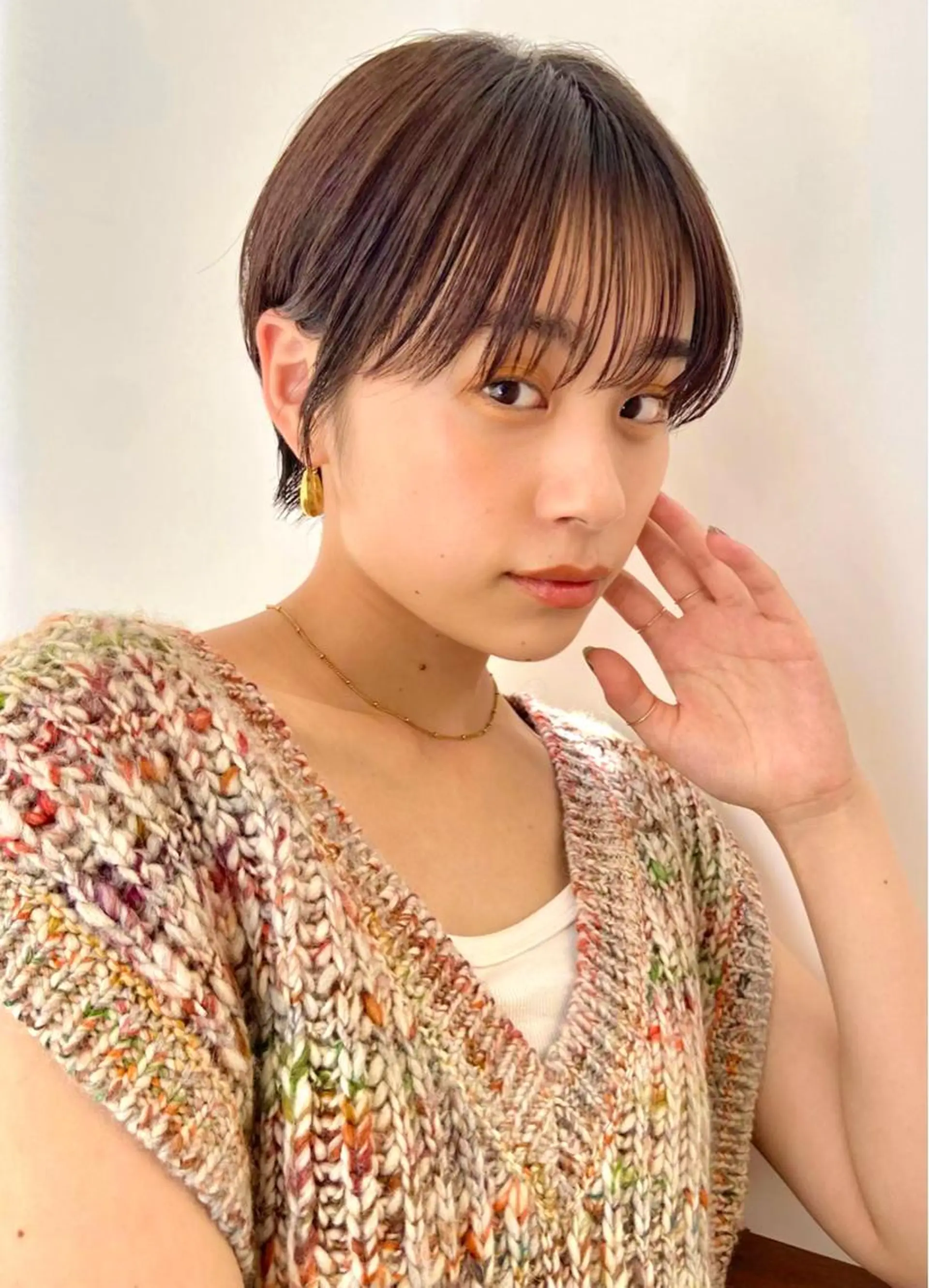 ショート ショートヘア 小林 叶佳のヘアスタイル