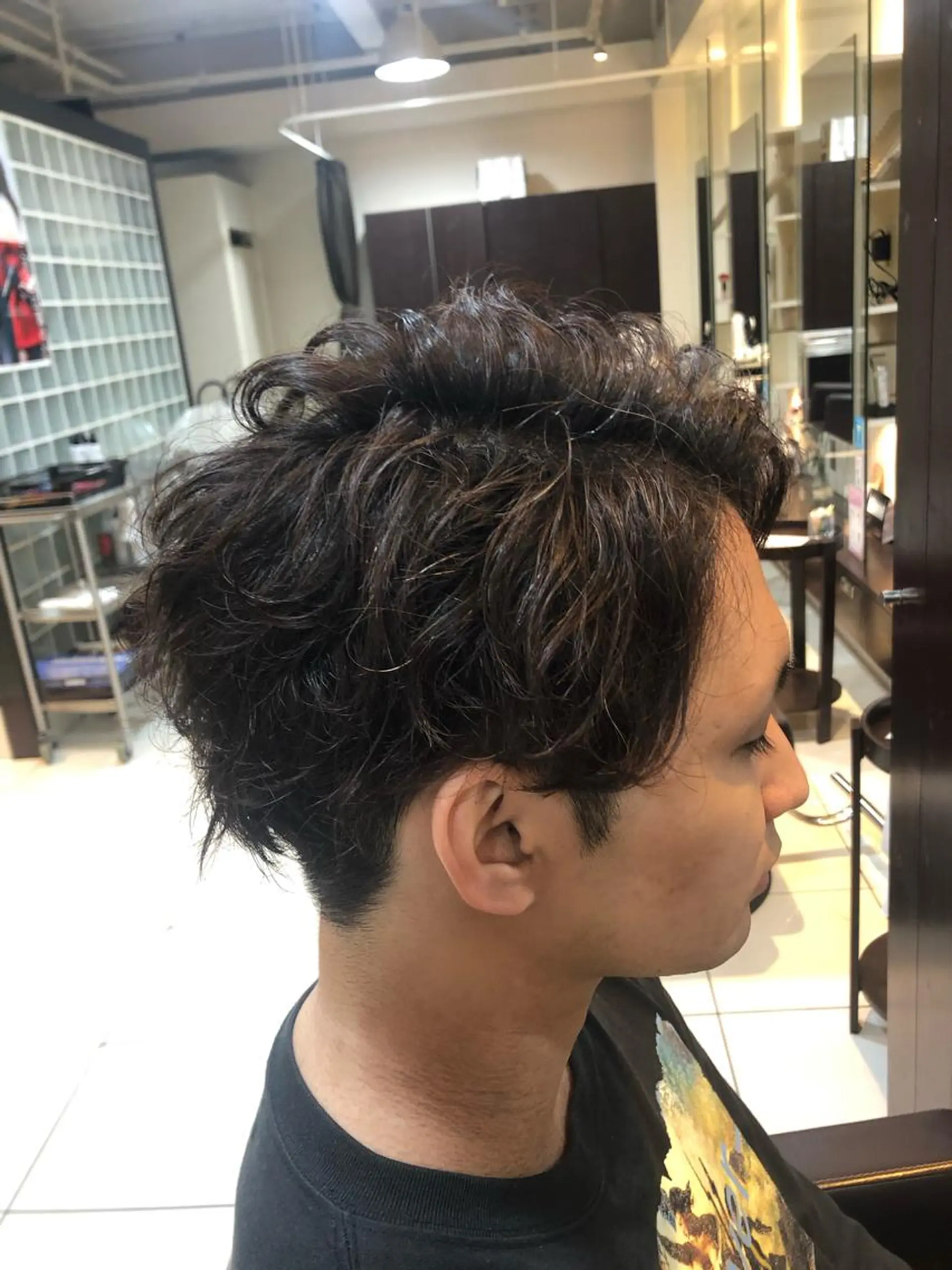 パーマ メンズ カット パーマ カ レラのヘアスタイル