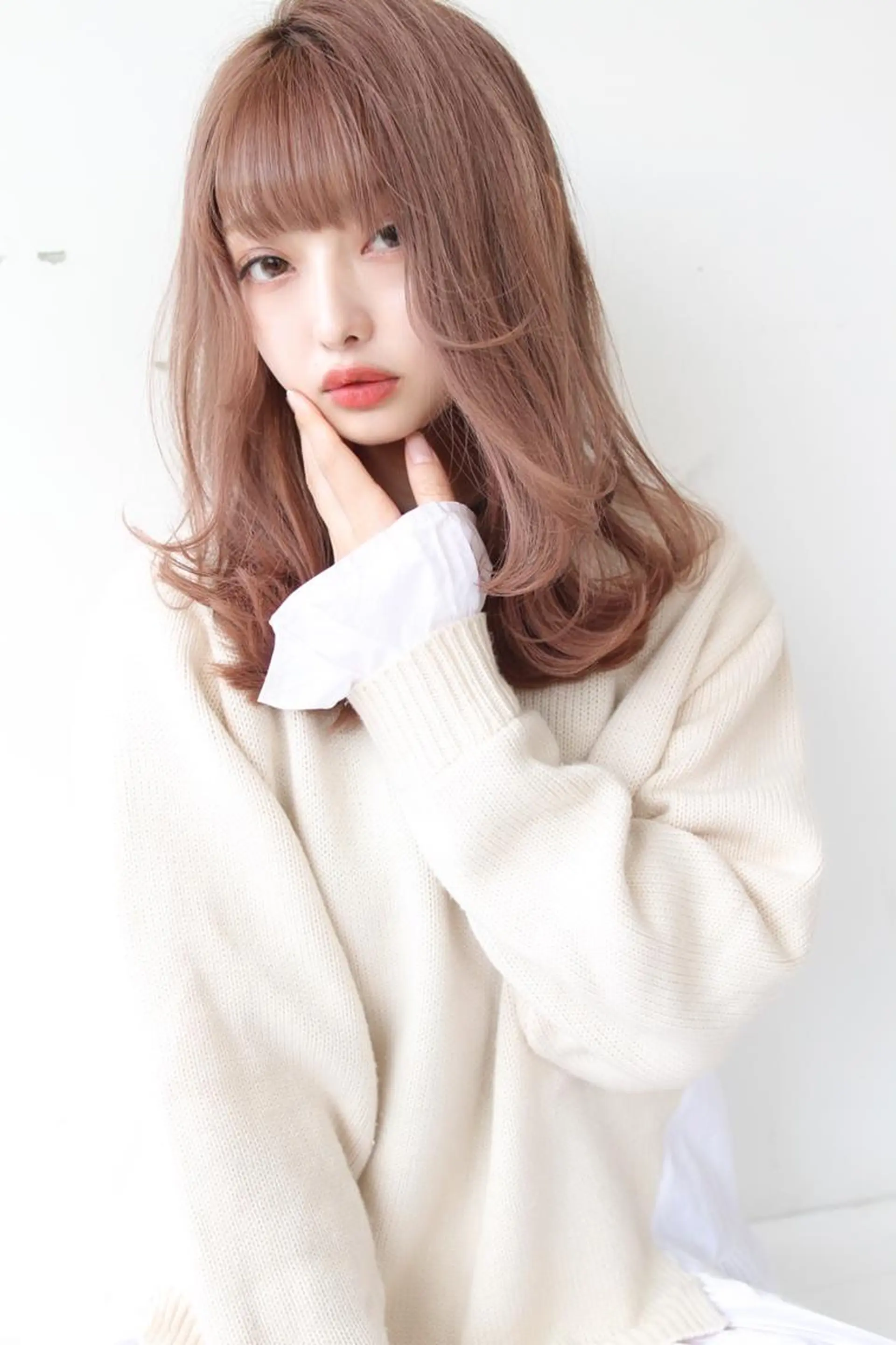 セミロング ヘアアレンジ カラー 💎lino _by _ACNE💎 🧸のヘアスタイル