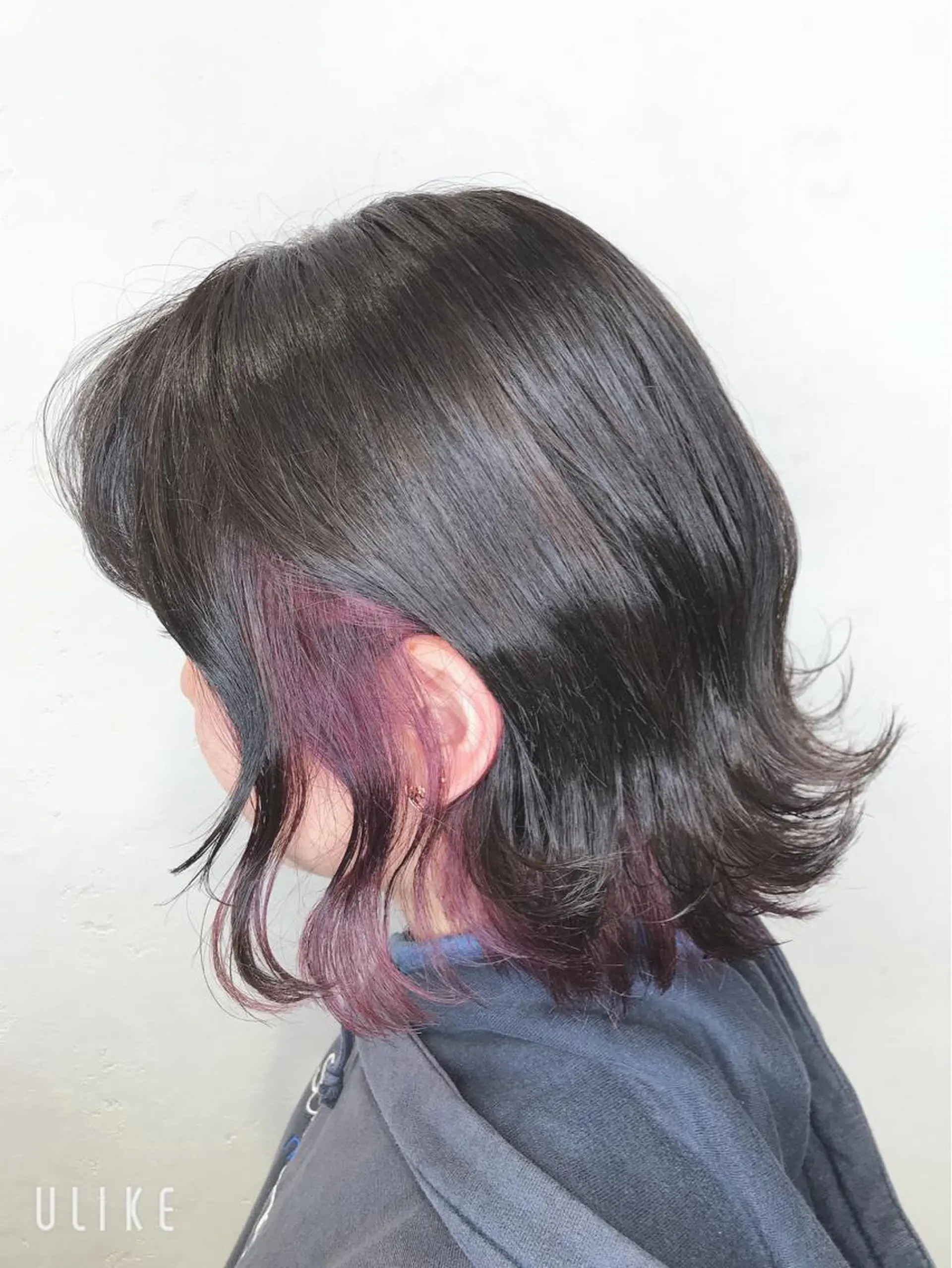 ミディアム カラー インナーカラー 似合わせ/ブリーチ カラー.岡田友仁のヘアスタイル