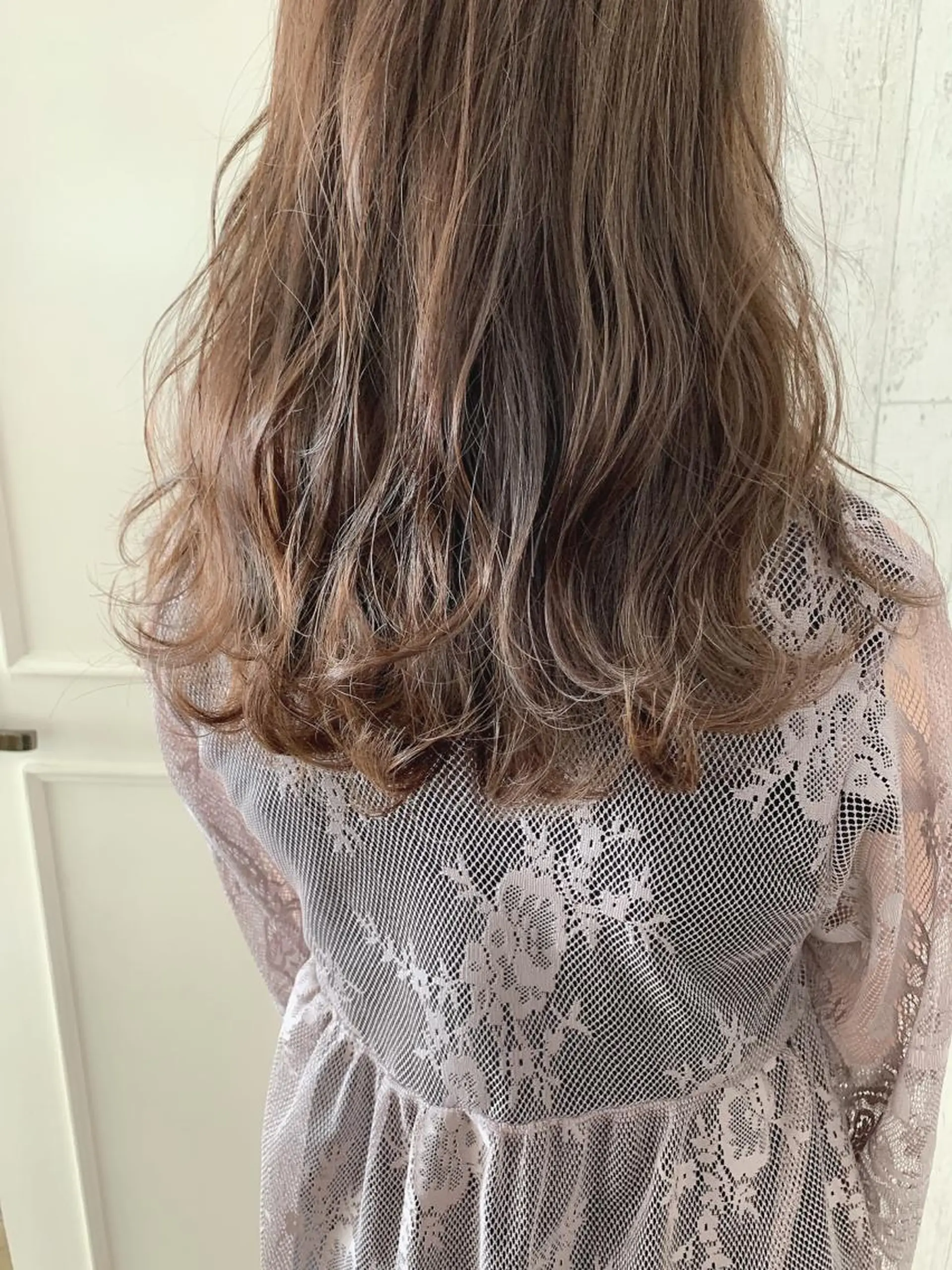 セミロング カラー 本町/新町/心斎橋 透明感カラーSANCのヘアスタイル