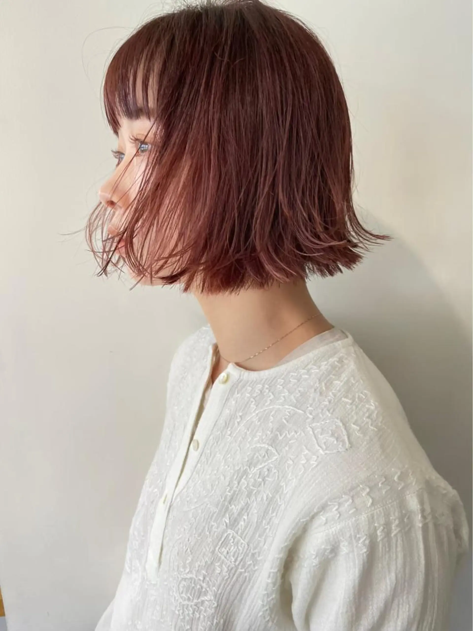 ミディアム 🎀透明感× 暖色カラーつな🎀のヘアスタイル