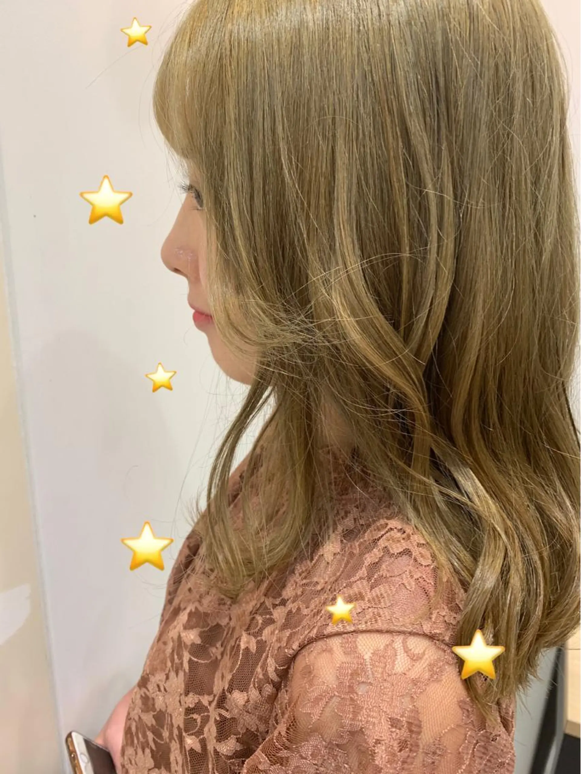 セミロング カラー 新宿駅近♡個室 ♡関口三都季🌜のヘアスタイル