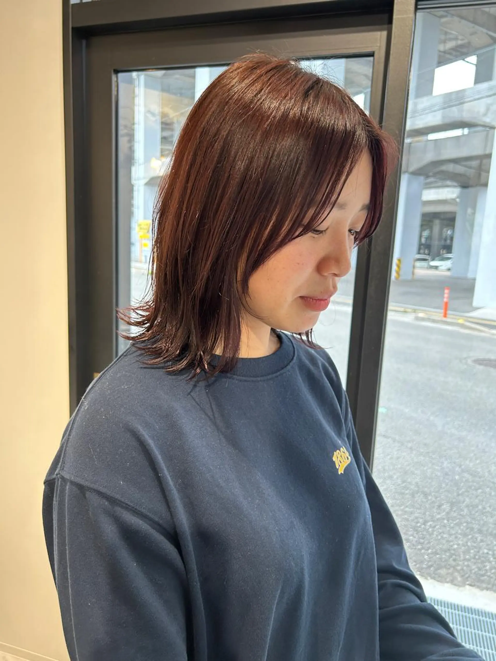 カラー 河野いずみ レイヤー/ボブ 🤍のヘアスタイル