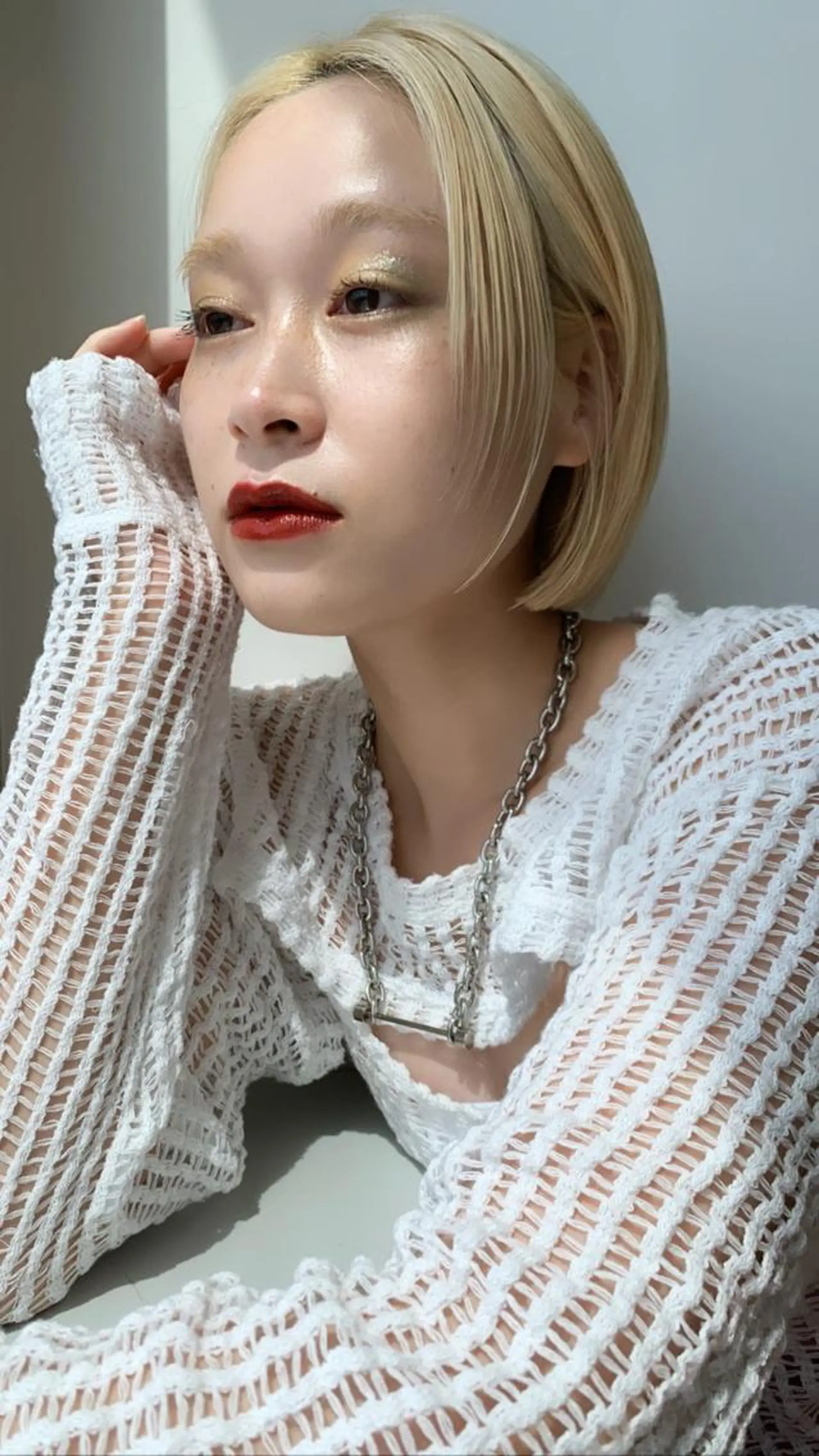 ショート カラー ヘアカラー トリートメント salowin梅田所属・レイヤー/顔周り /AKARIのヘアスタイル