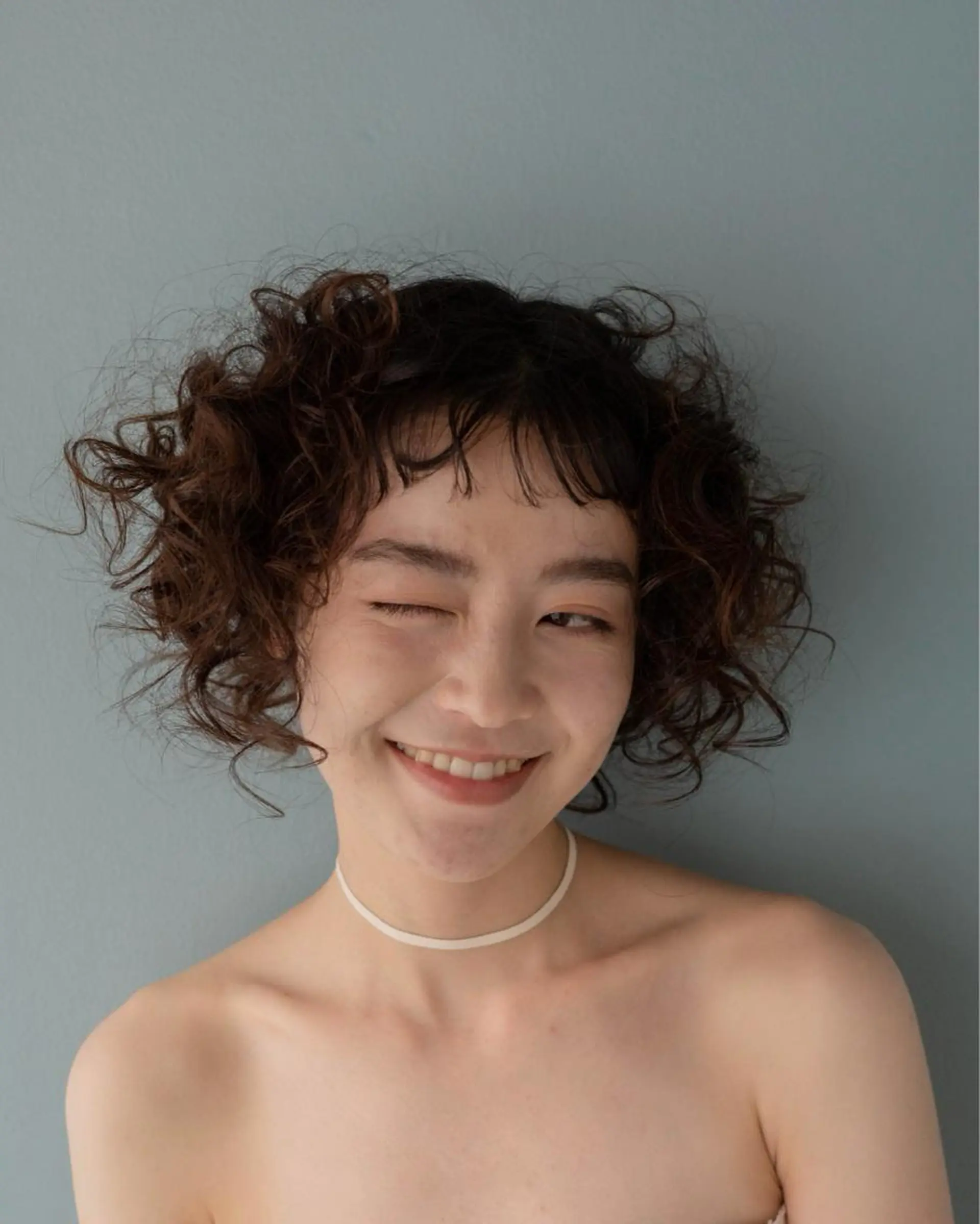 ミディアム カラー パーマ ヘアアレンジ robe 田中 実友のヘアスタイル