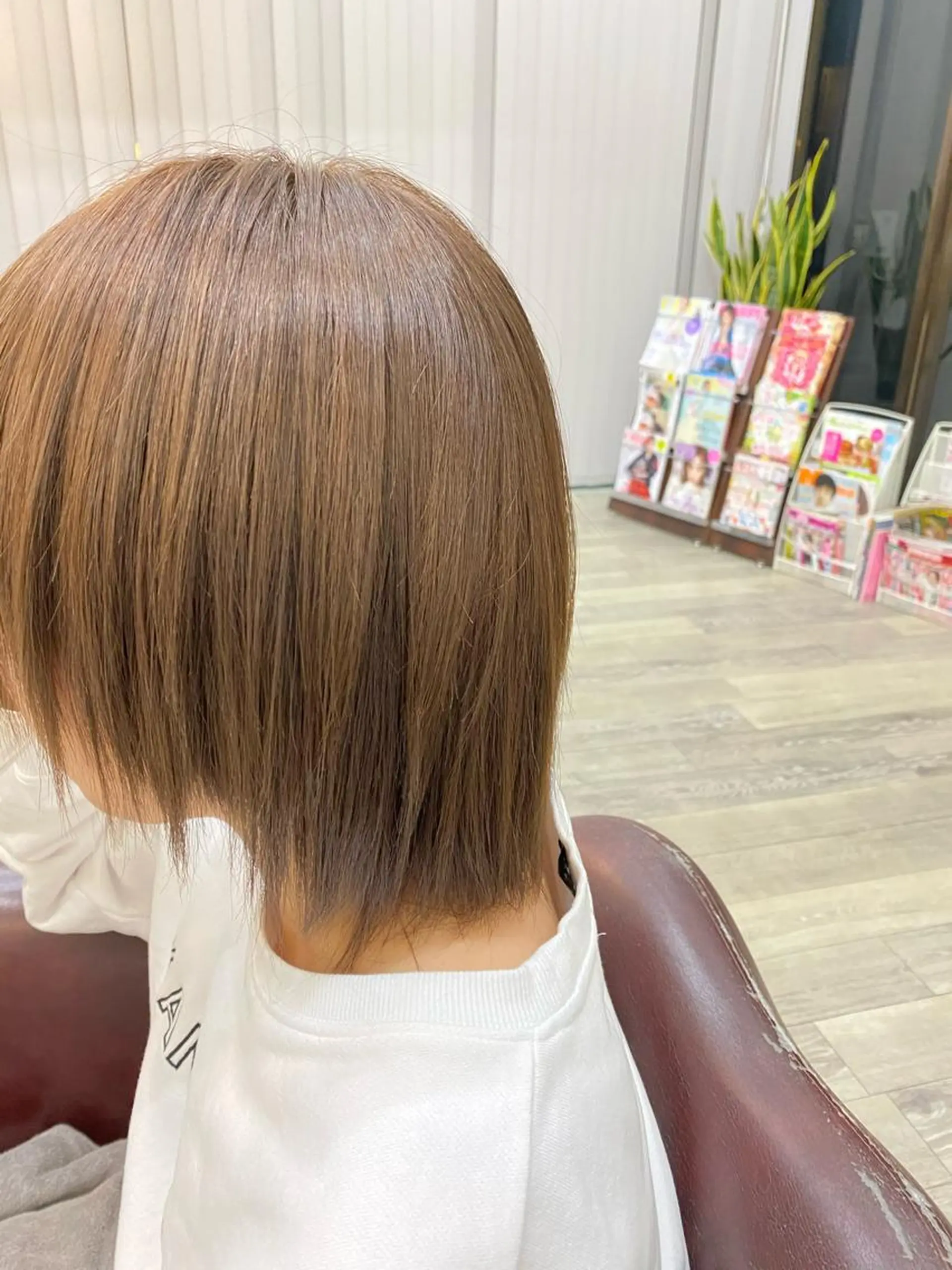 ショート カラー ブラウンカラー ナチュラルブラウン 足利/透明感カラー/ GRACE/りおのヘアスタイル