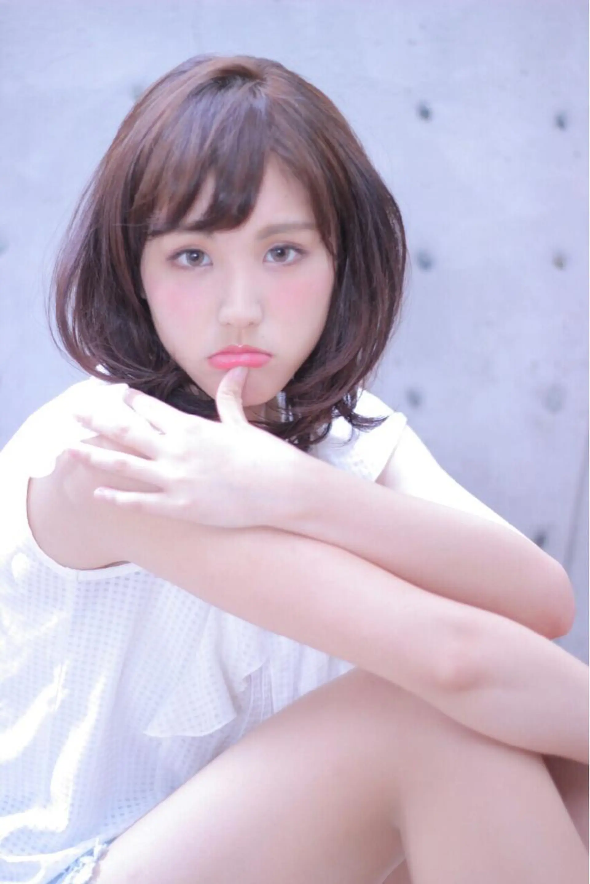 ミディアム 及川 光のヘアスタイル
