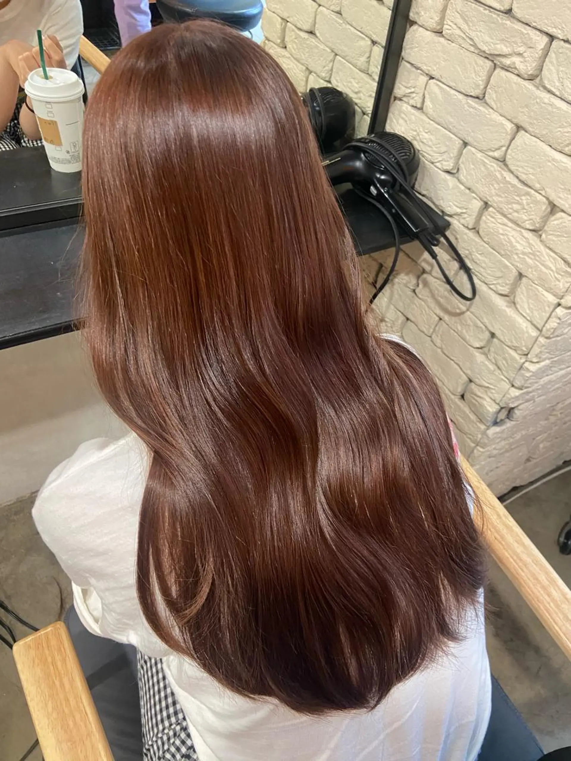 ロング カラー ヘアカラー トリートメント ヘアセット 地毛風艶カラー🌿 喜多夏海のヘアスタイル