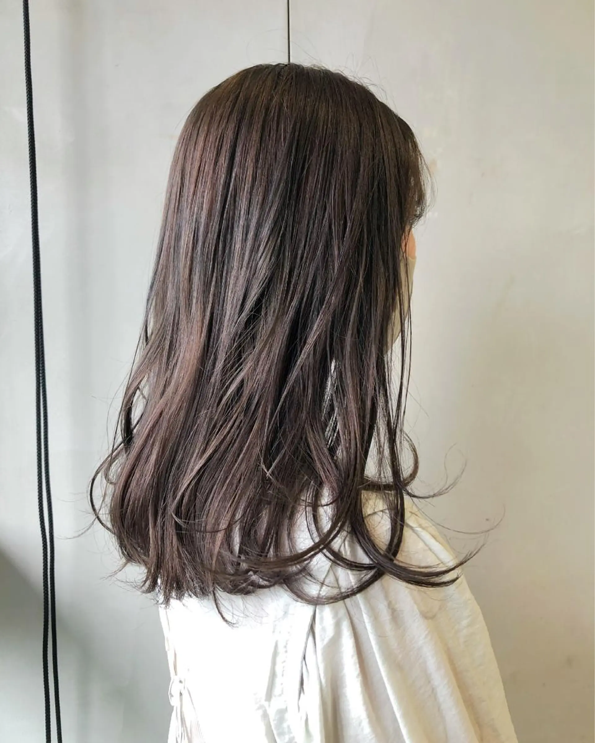 セミロング カラー ヘアカラー トリートメント ヘッドスパ ヘアセット 圧倒的透明感カラー nana🦕のヘアスタイル