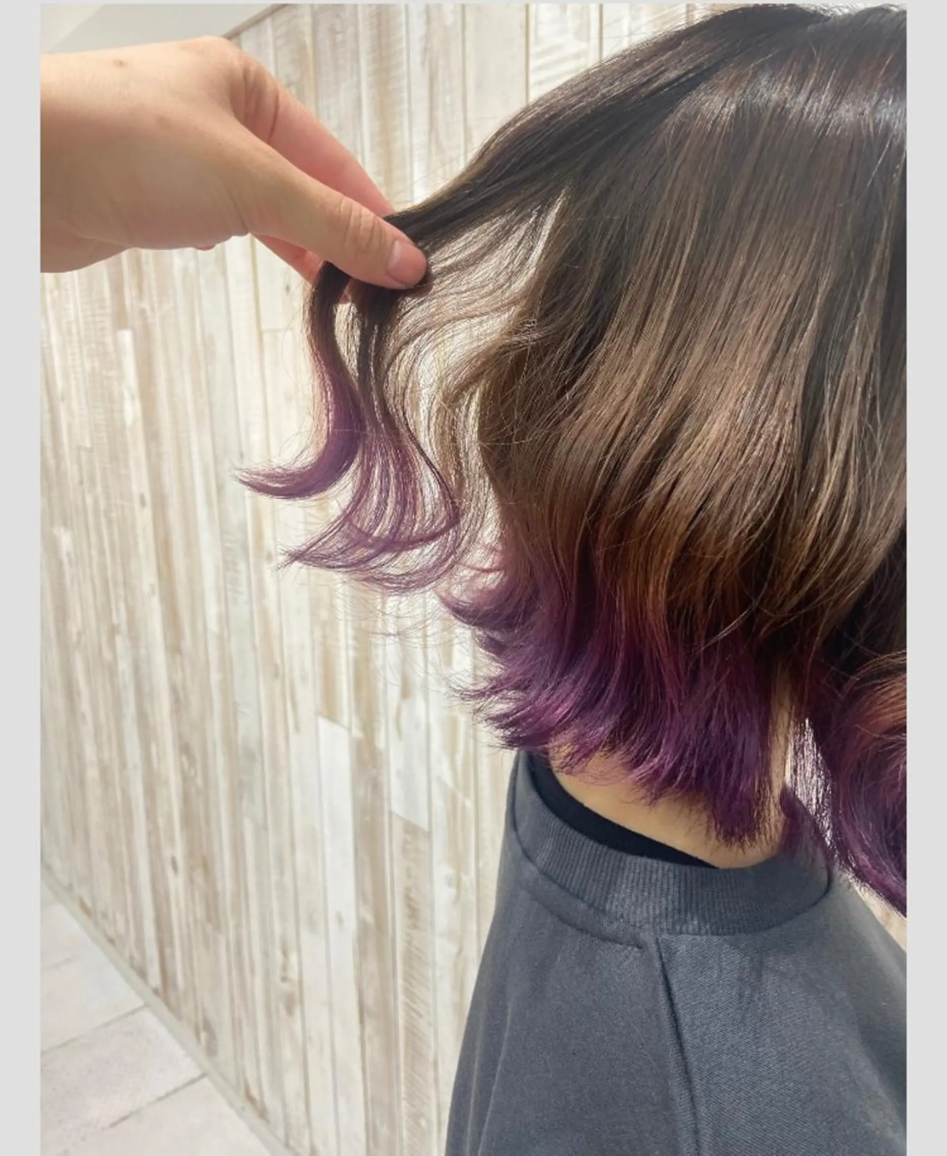 ミディアム ベージュカラー/ いぢちるみのヘアスタイル