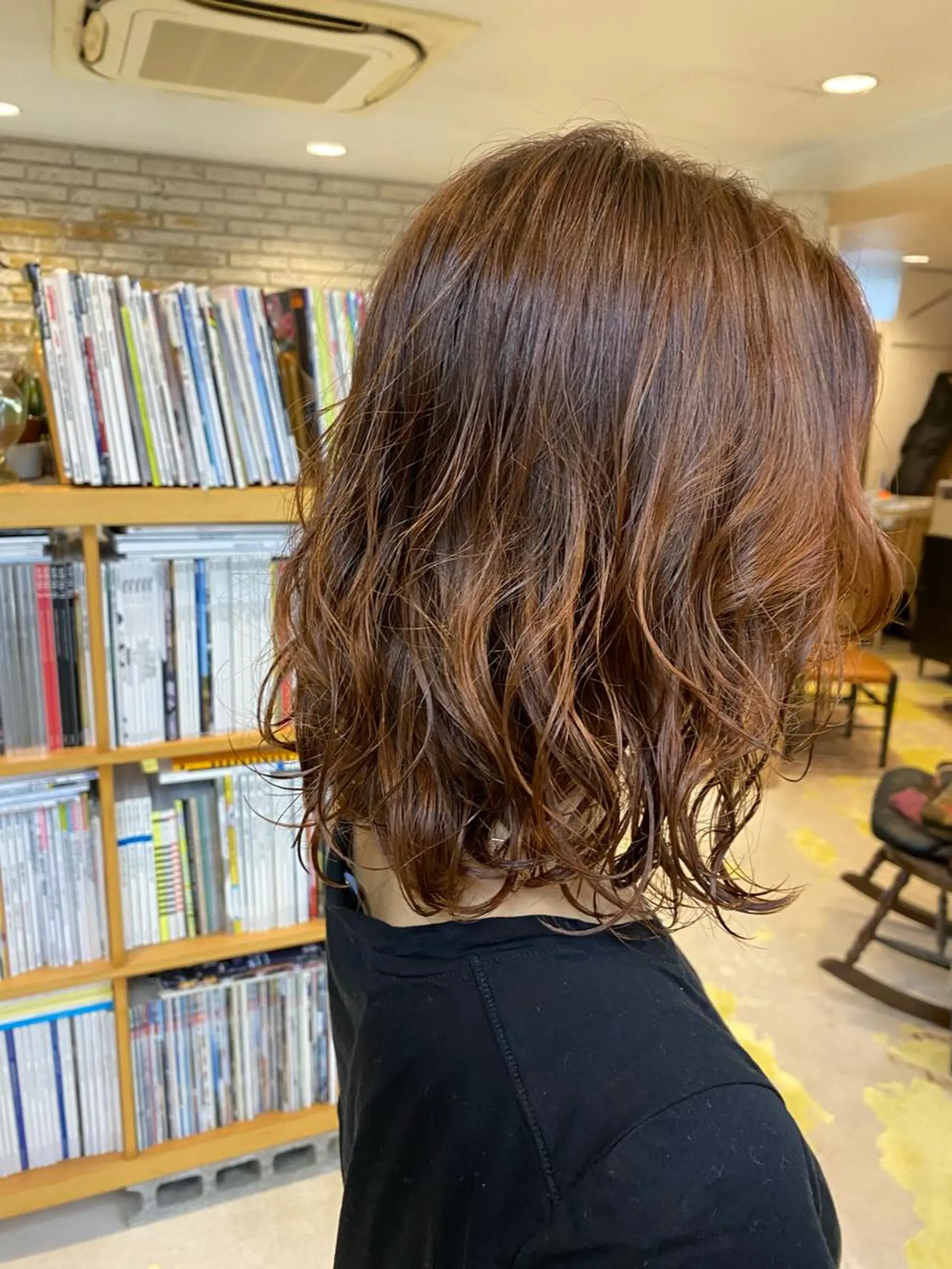 ミディアム カット パーマ LIBRO所属・Moca 〰️のヘアスタイル