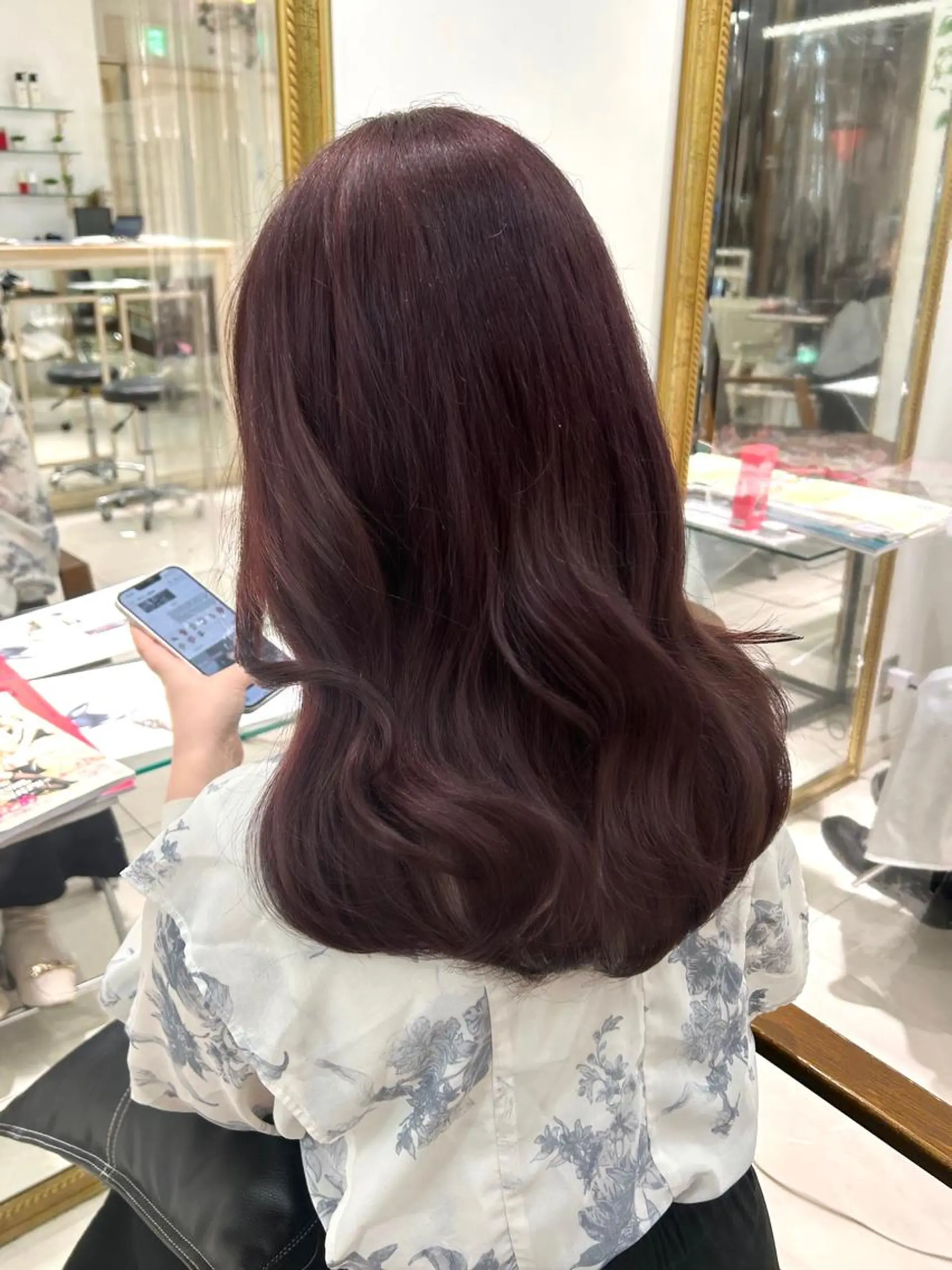 ロング カラー 透明感カラー 古山 結季🌙🖤のヘアスタイル