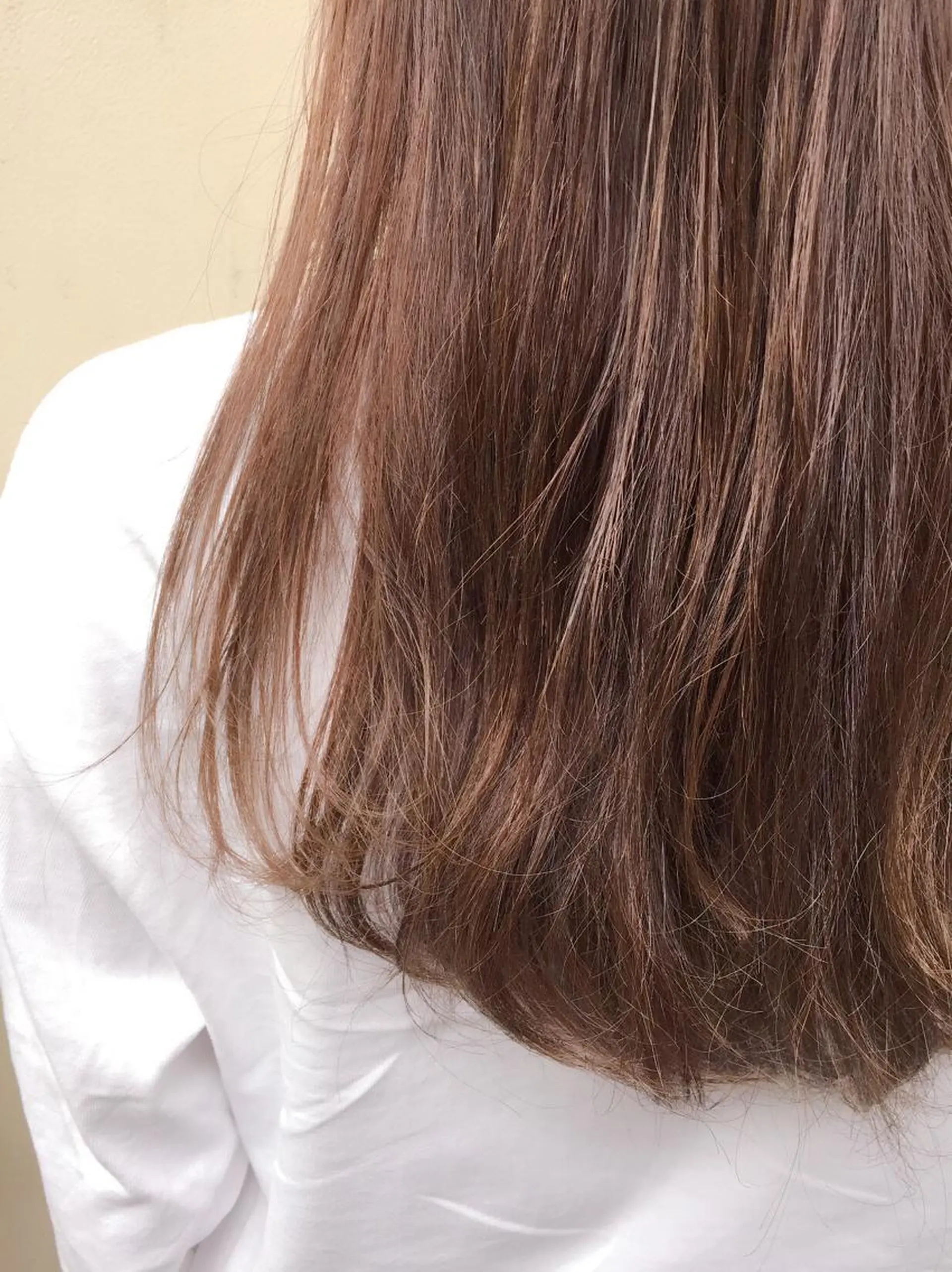 ロング カラー 高浜 夕海のヘアスタイル