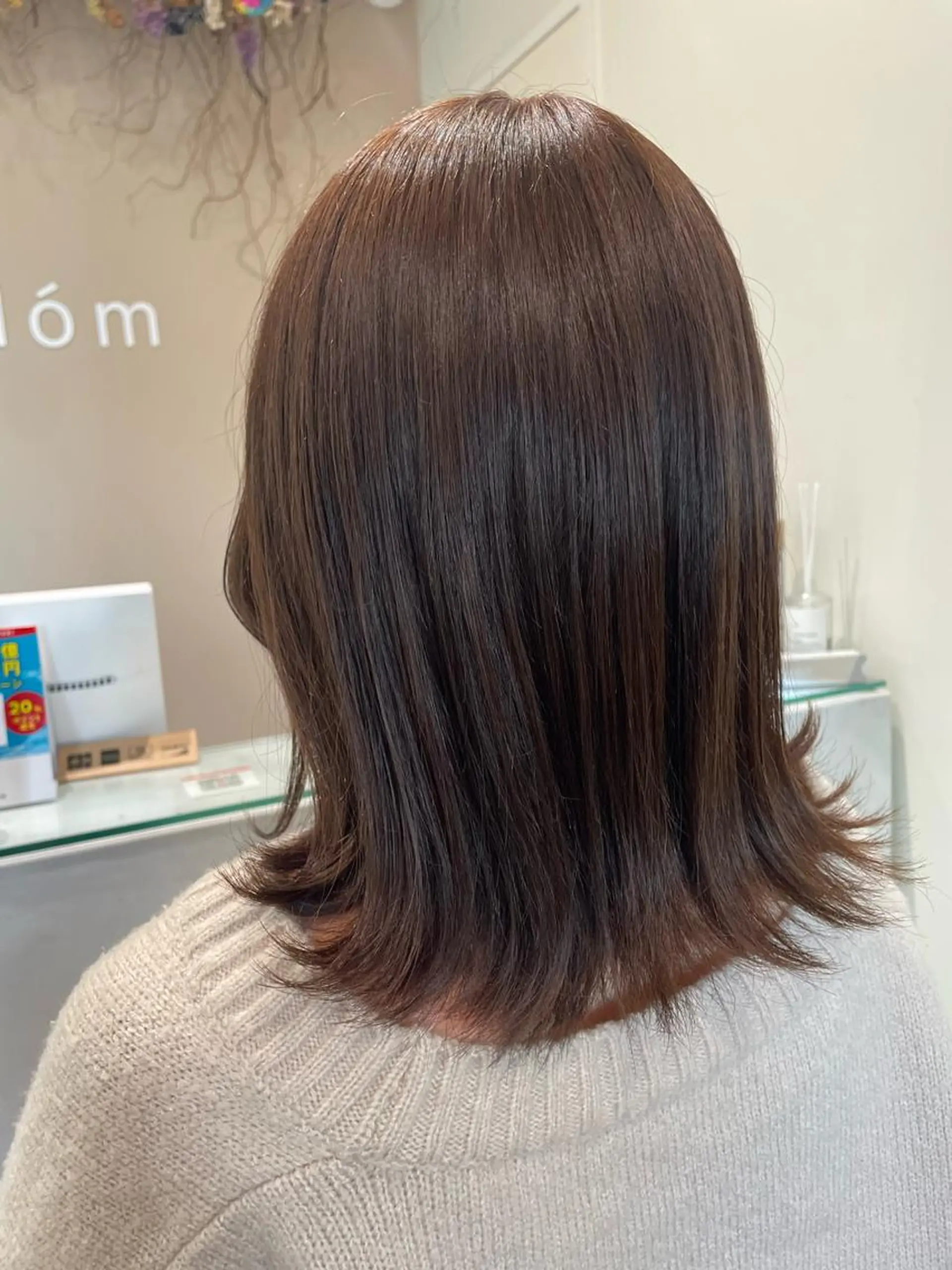 ミディアム カラー 透明感カラー ボブ/インナーカラー /眉毛/Miyuのヘアスタイル