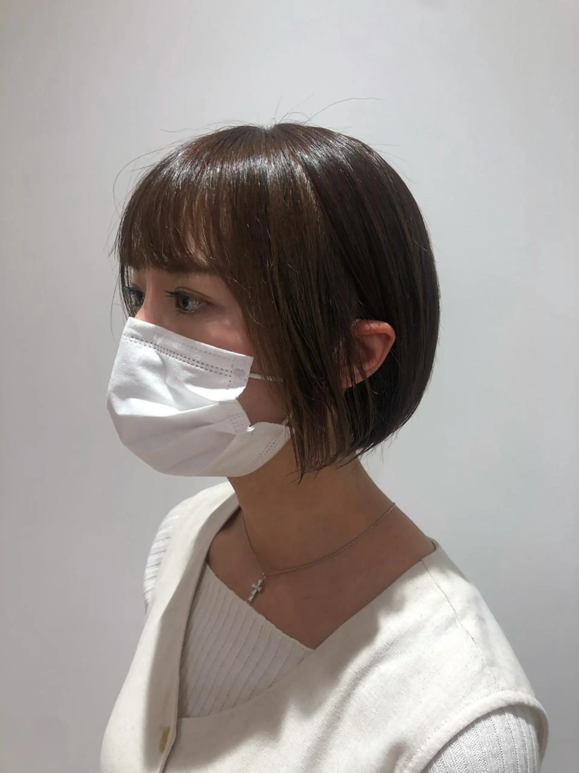 ショート カラー パーマ ヘアアレンジ ボブ カット ヘアカラー トリートメント 髪質改善/韓国風 レイヤー/田村祐樹のヘアスタイル