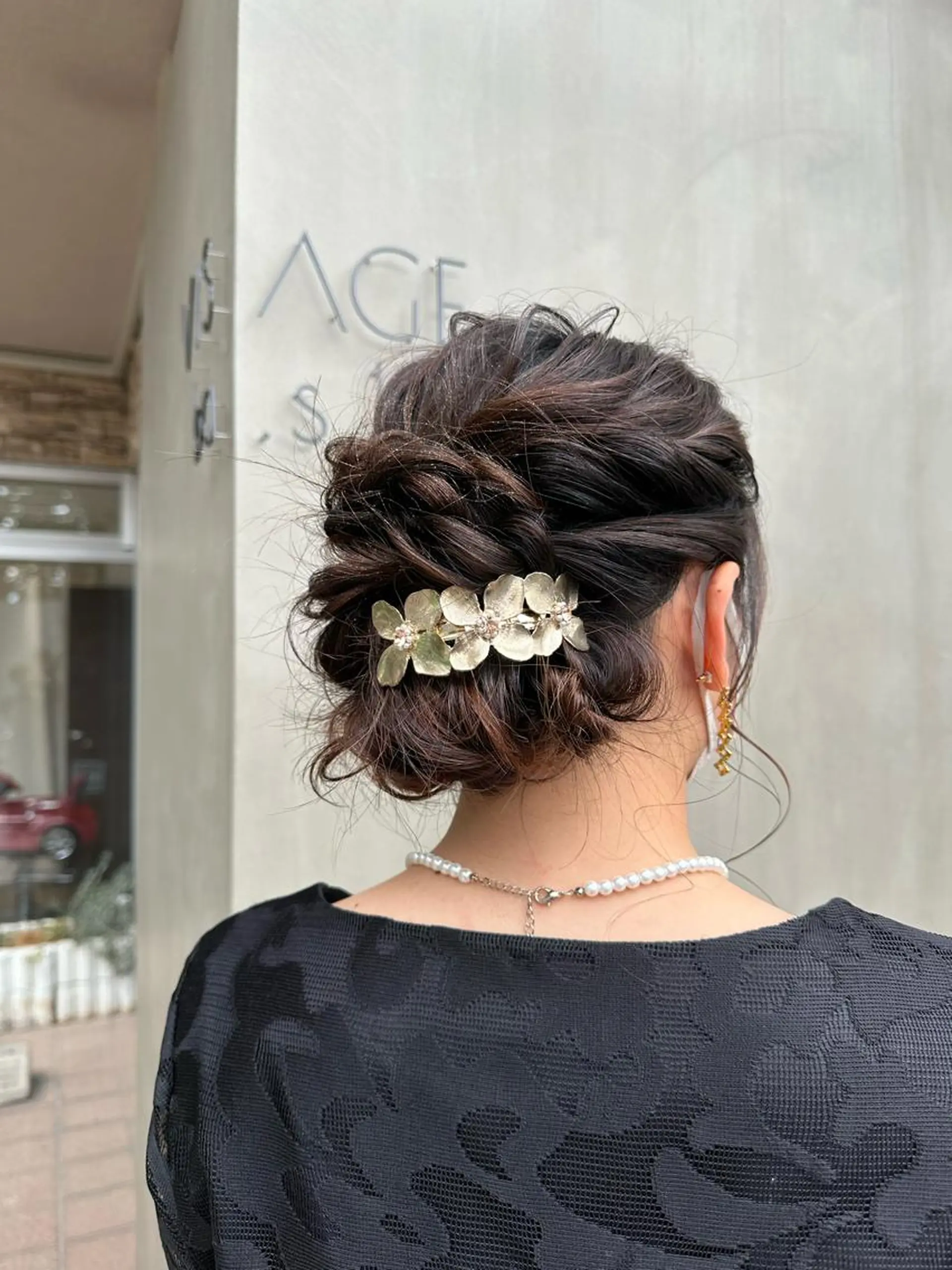 ヘアアレンジ 結婚式・ブライダル sato ayaka ｜透明感カラー🫧のヘアスタイル