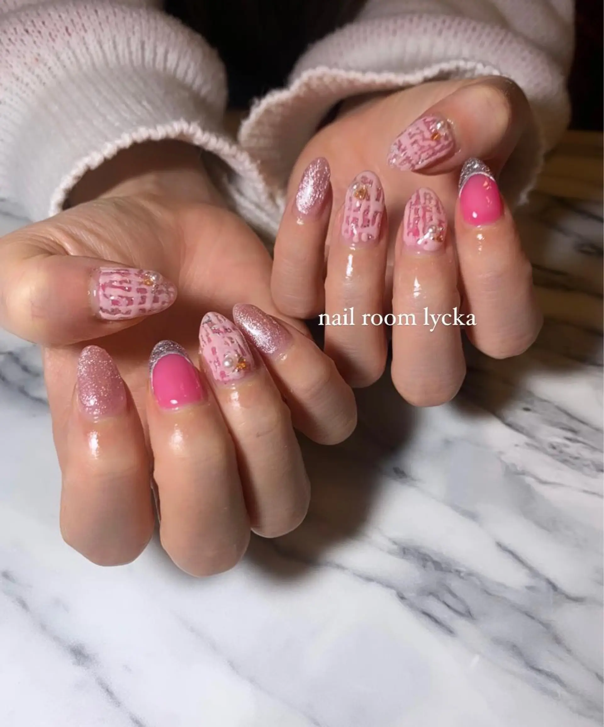 ネイル ﾈｲﾙﾙｰﾑﾘｯｶ 𝐦𝐚𝐲𝐮のネイルデザイン