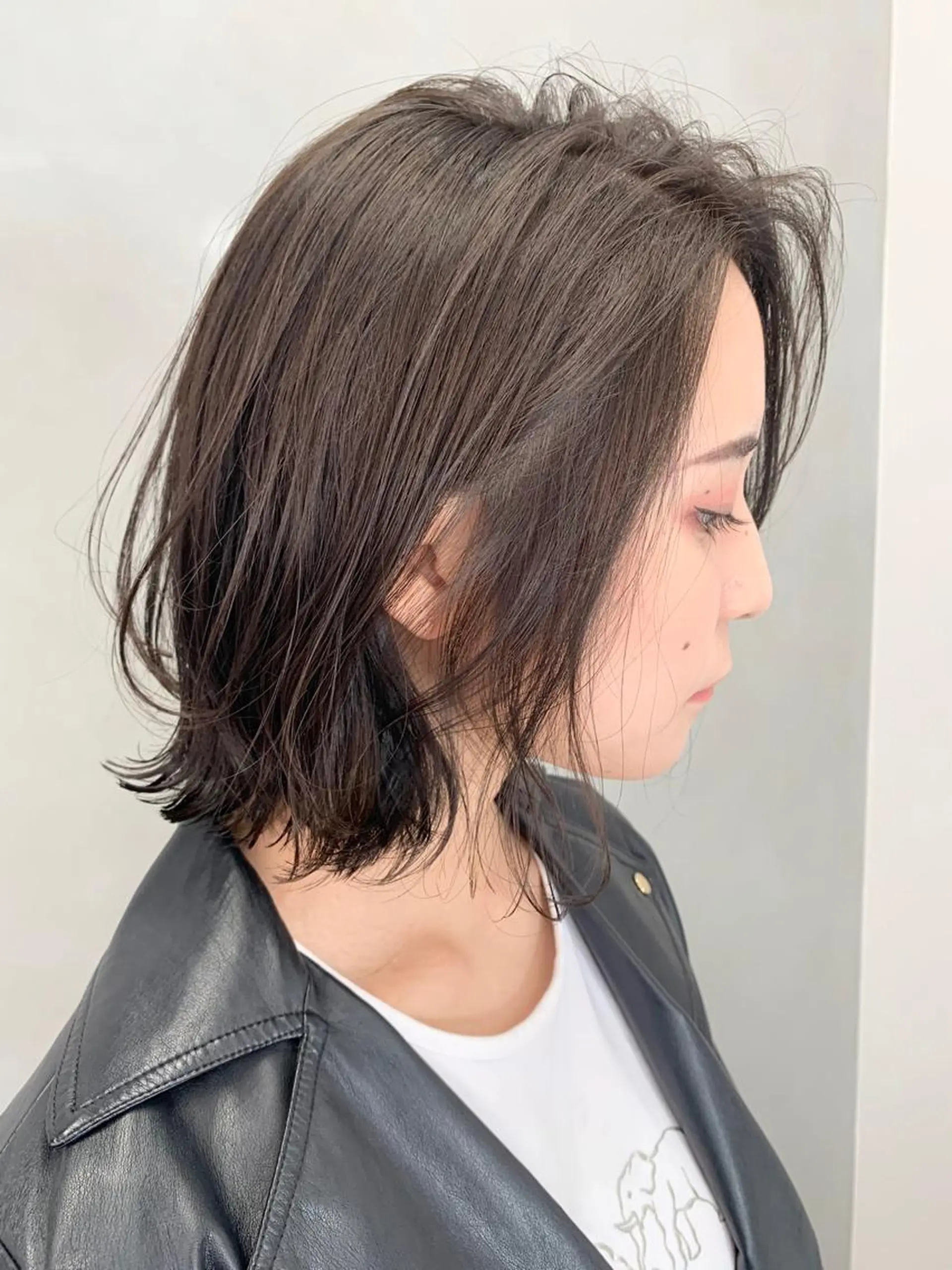 ショート カラー グレージュ カーキグレージュ カット ヘアカラー トリートメント レイヤー/大人メンズ パーマ🌀 平島拓也のヘアスタイル
