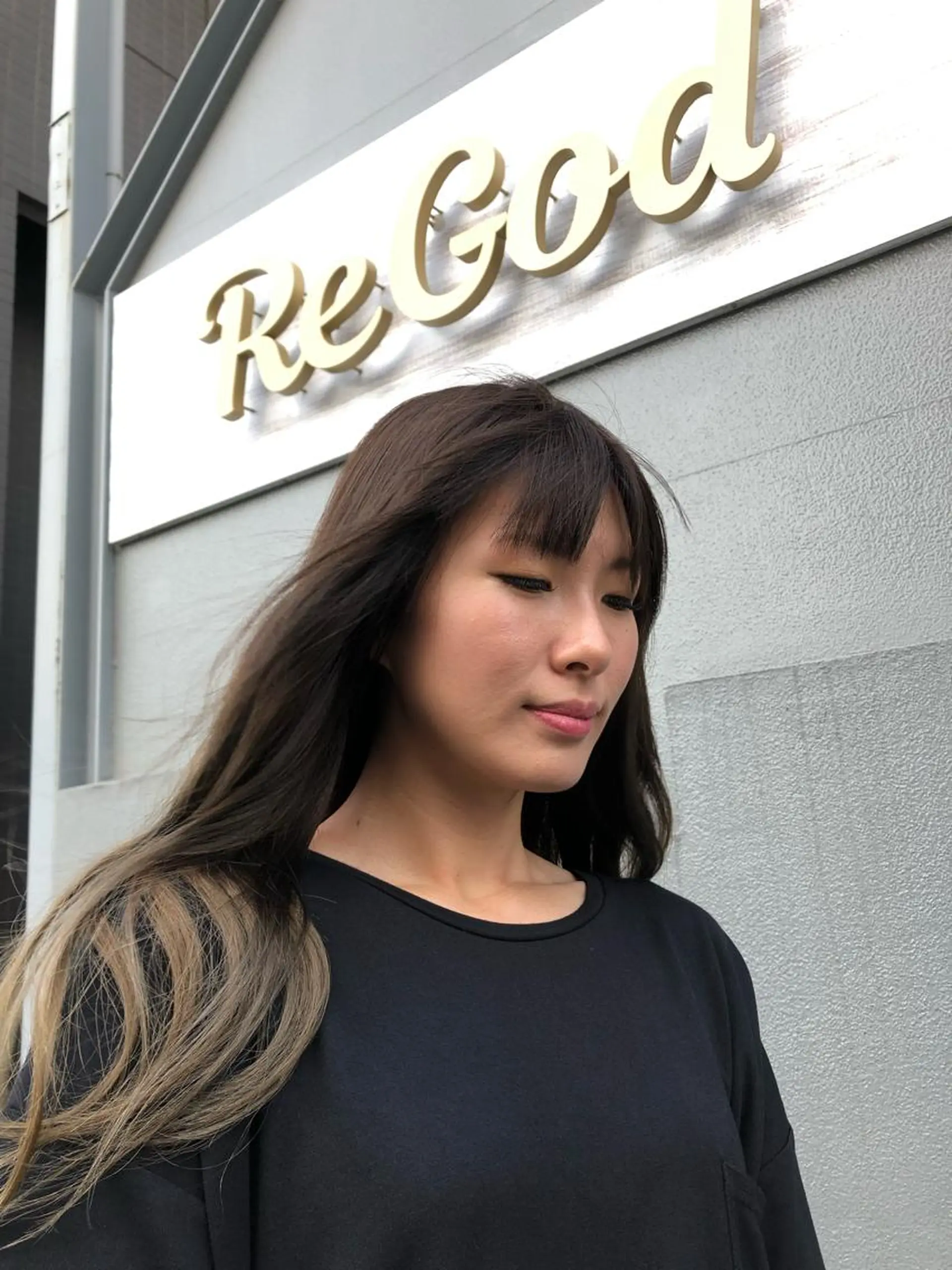 ロング ヘアカラー トリートメント 🐆アンドウ チカコ🦓のヘアスタイル