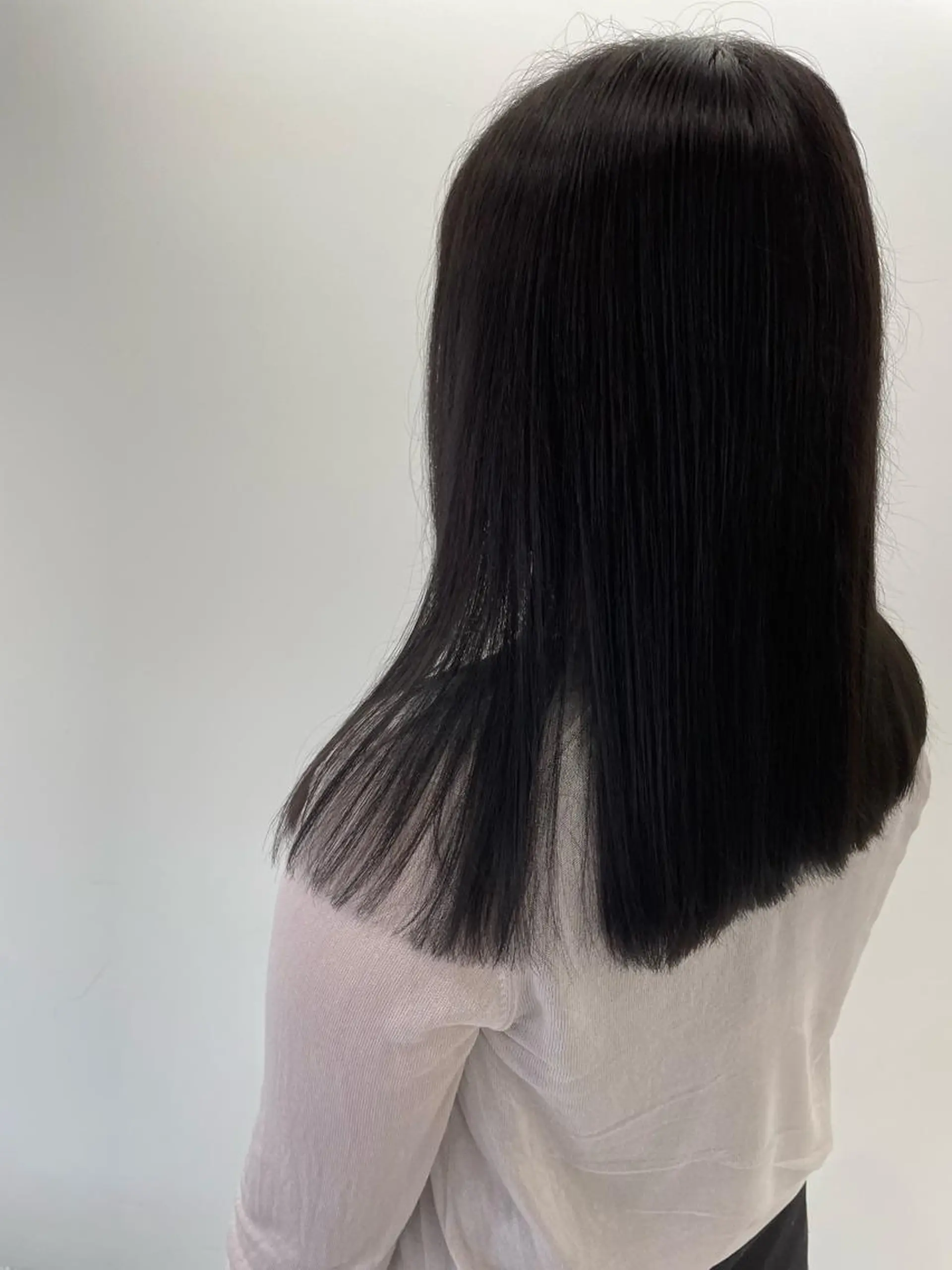セミロング カラー カット ヘアカラー 韓国×網紅ヘア 🤍りん🤍のヘアスタイル