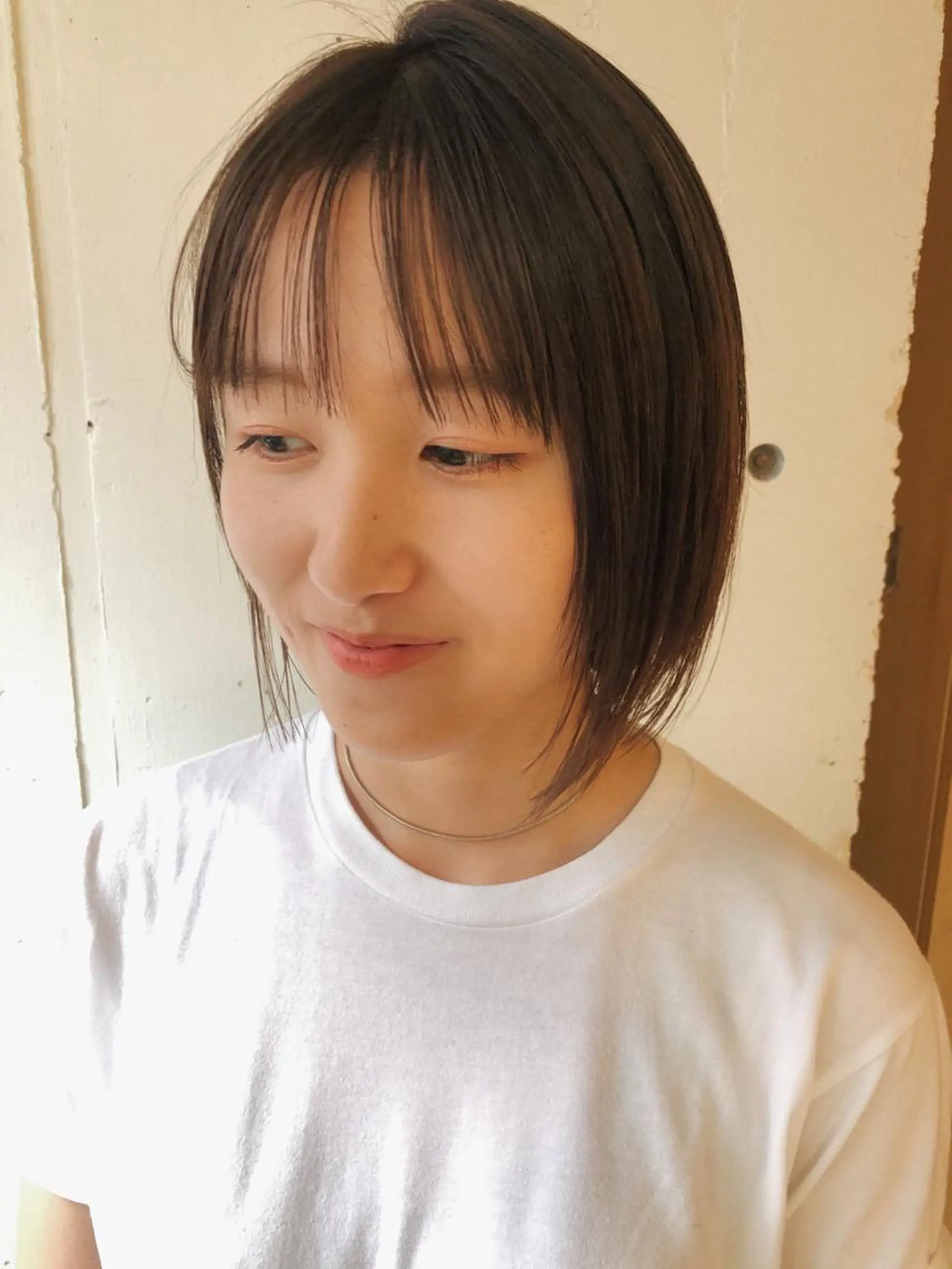 ミディアム カラー ベージュカラー ボブ ❏アンニュイパーマ 川原畑 拓也❏のヘアスタイル