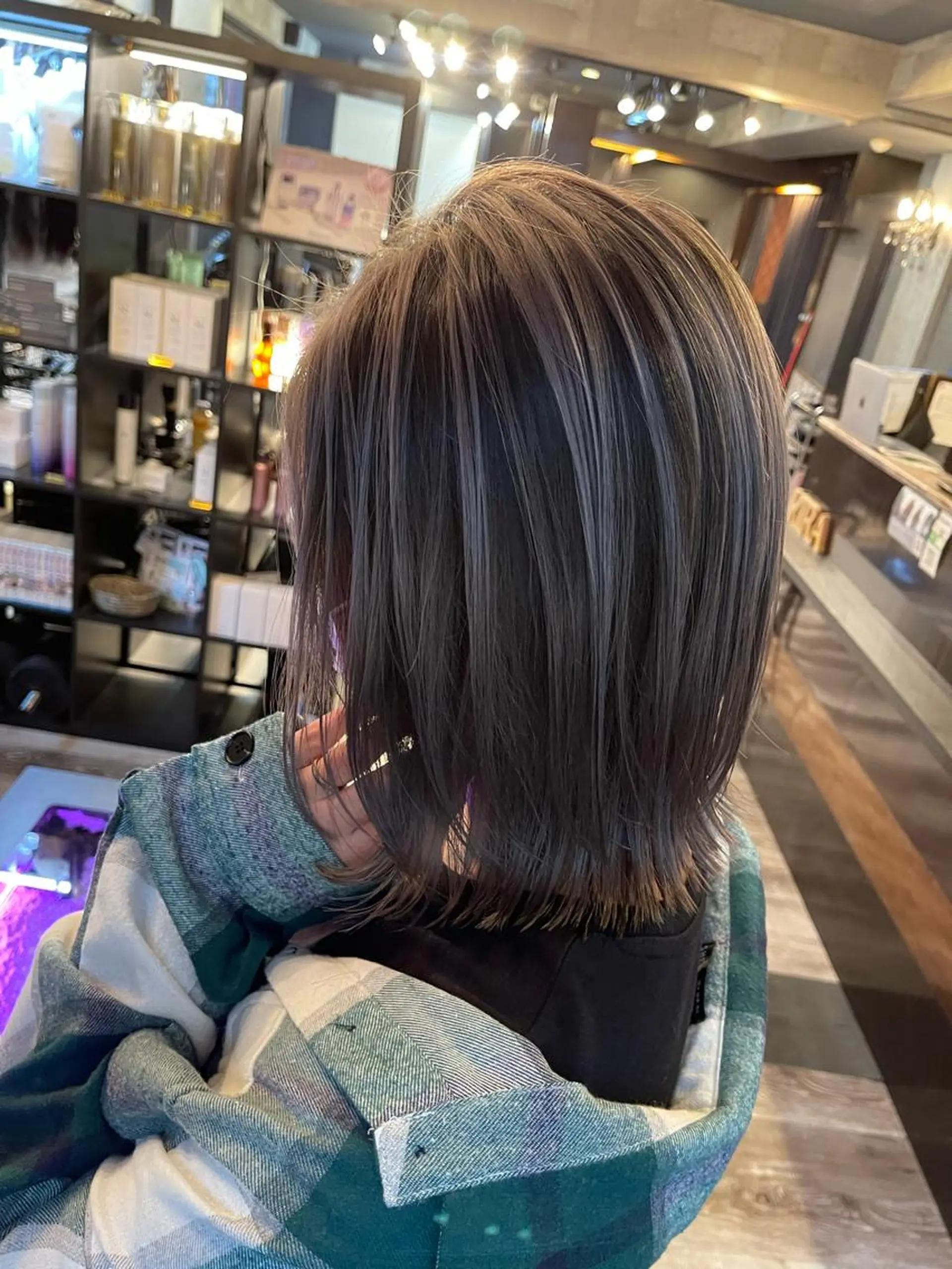 ミディアム KIRA スズキ タクヤ／店長のヘアスタイル