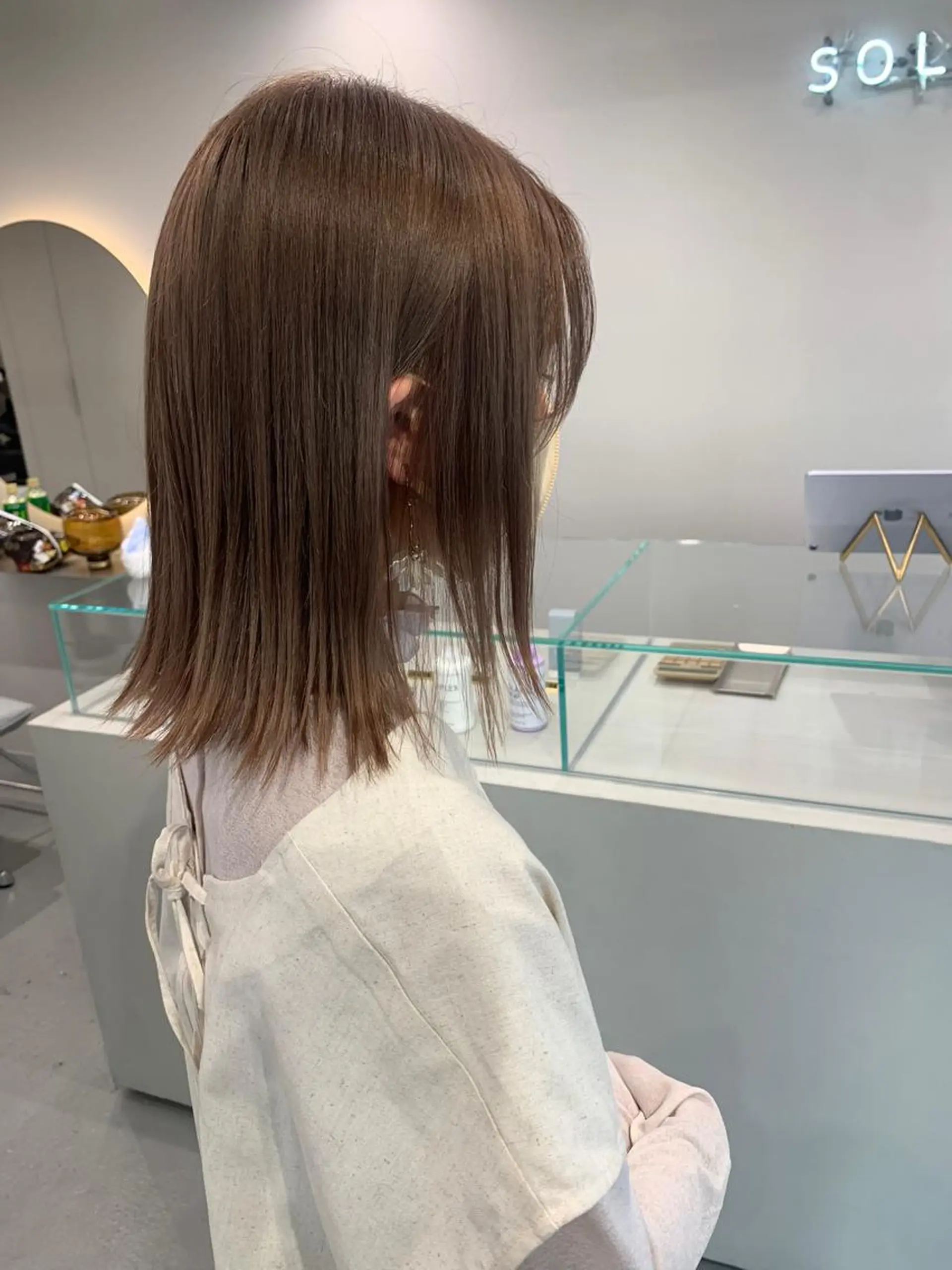 ミディアム カラー ピンクカラー/ mana🎀のヘアスタイル